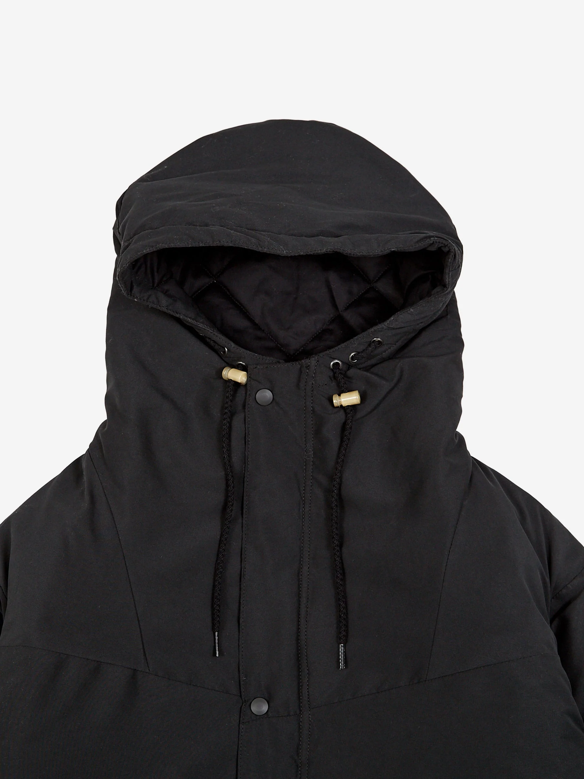 Girls Of Dust Storm Nylon Padded Hooded Jacket - Black - Image 9