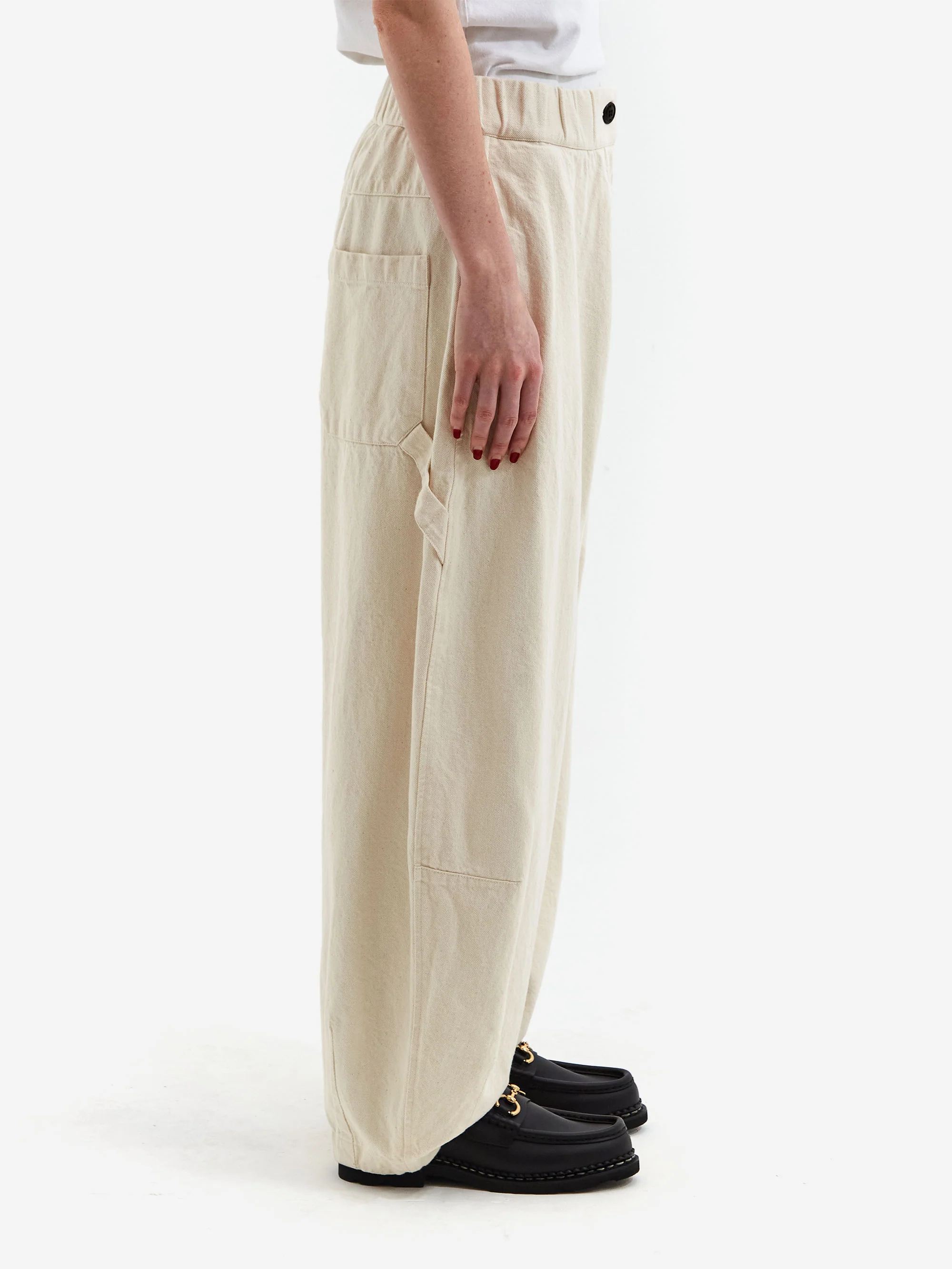 Girls Of Dust Sultan Pants - Ecru - Image 2