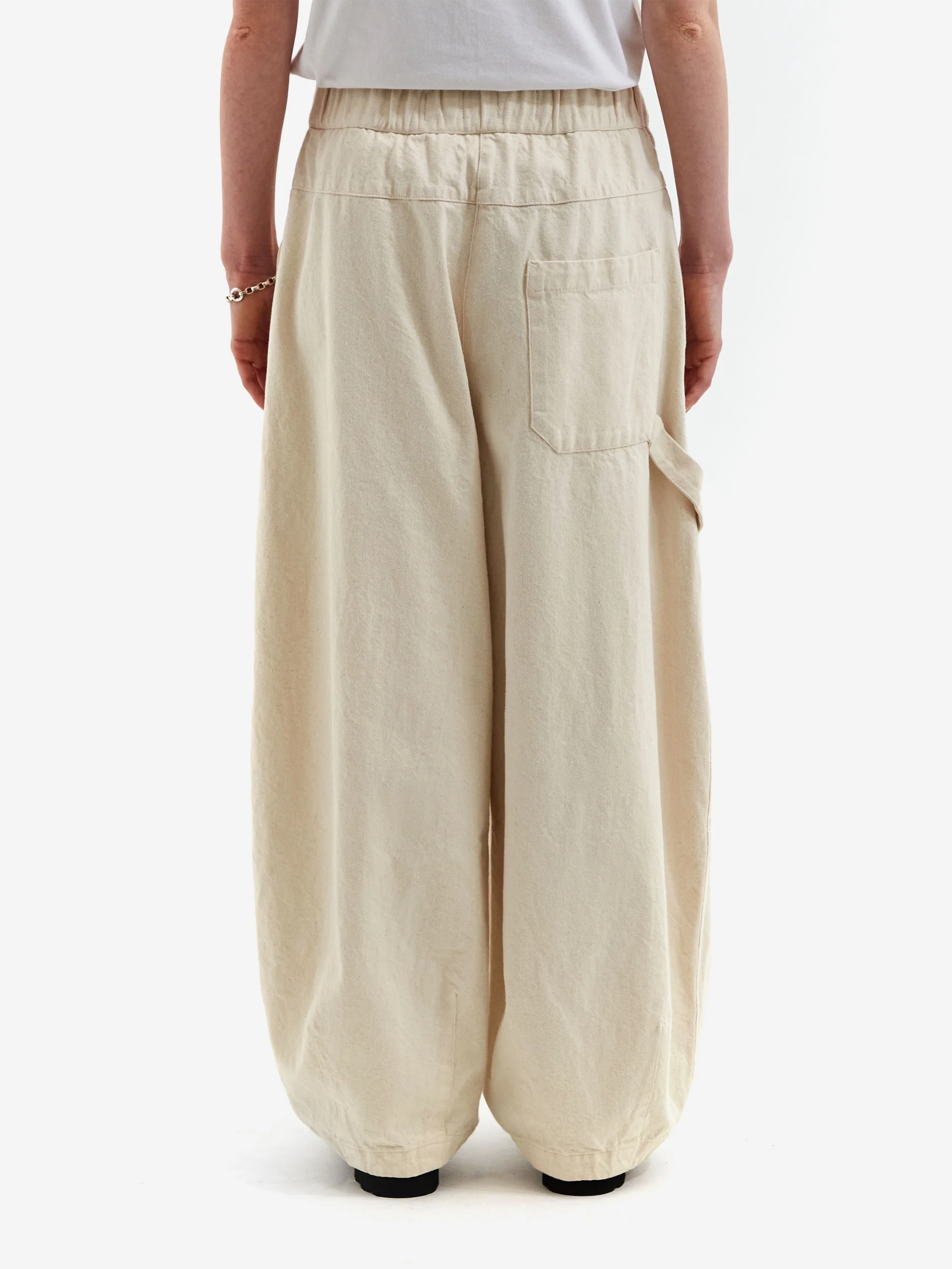 Girls Of Dust Sultan Pants - Ecru - Image 3
