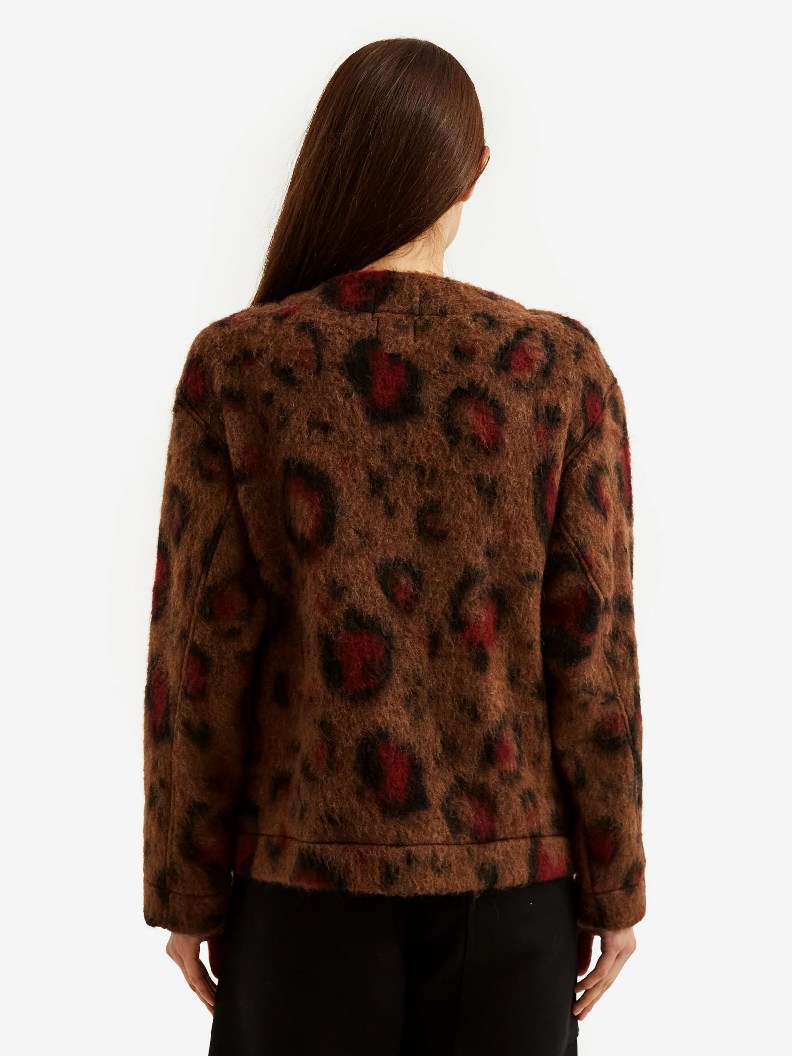 Girls Of Dust Wildlife Mohair Baseball Cardigan - Wildlife - Image 4