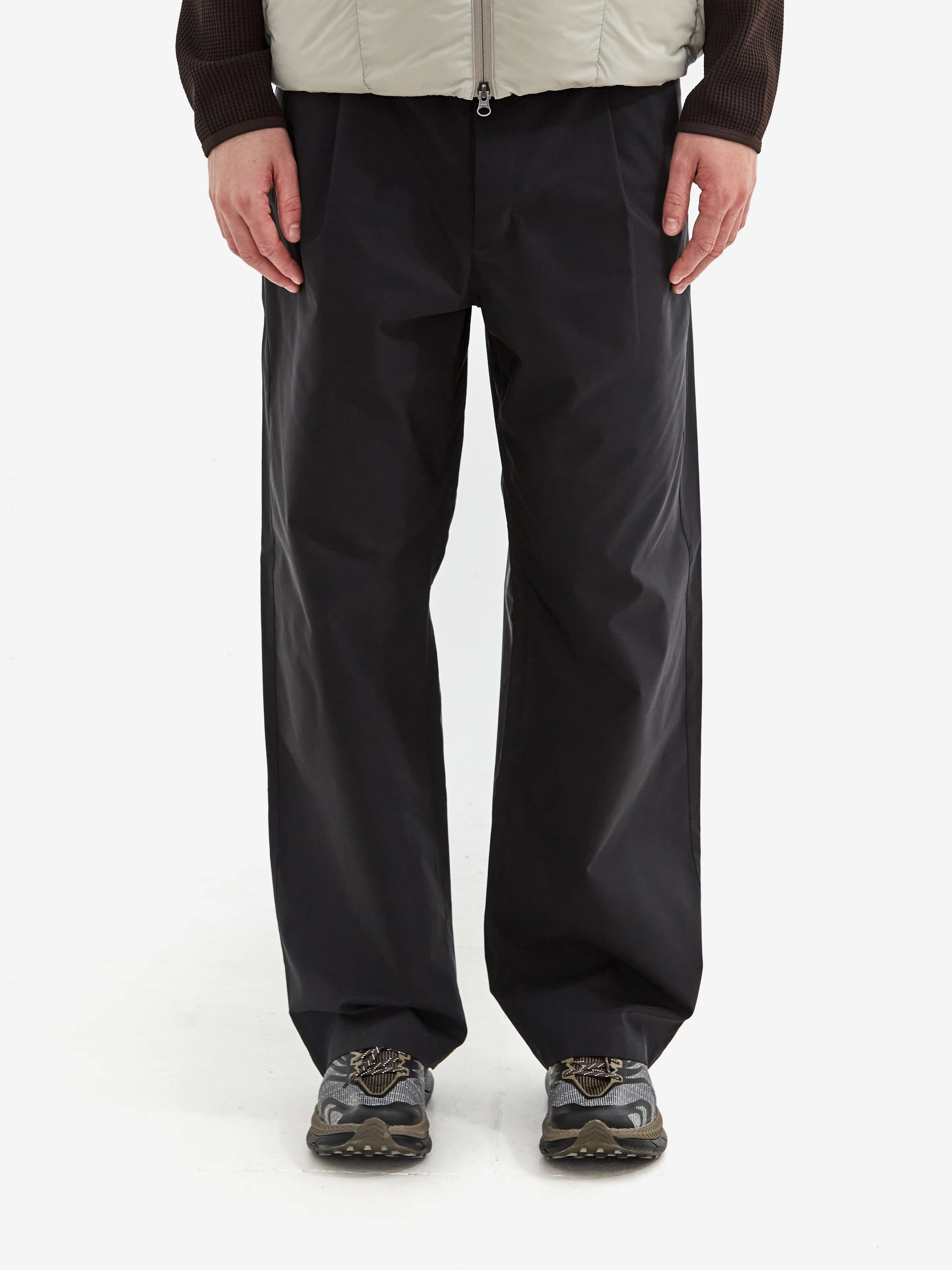 Goldwin 0 Buckle Straight Leg Pants - Black - Image 2