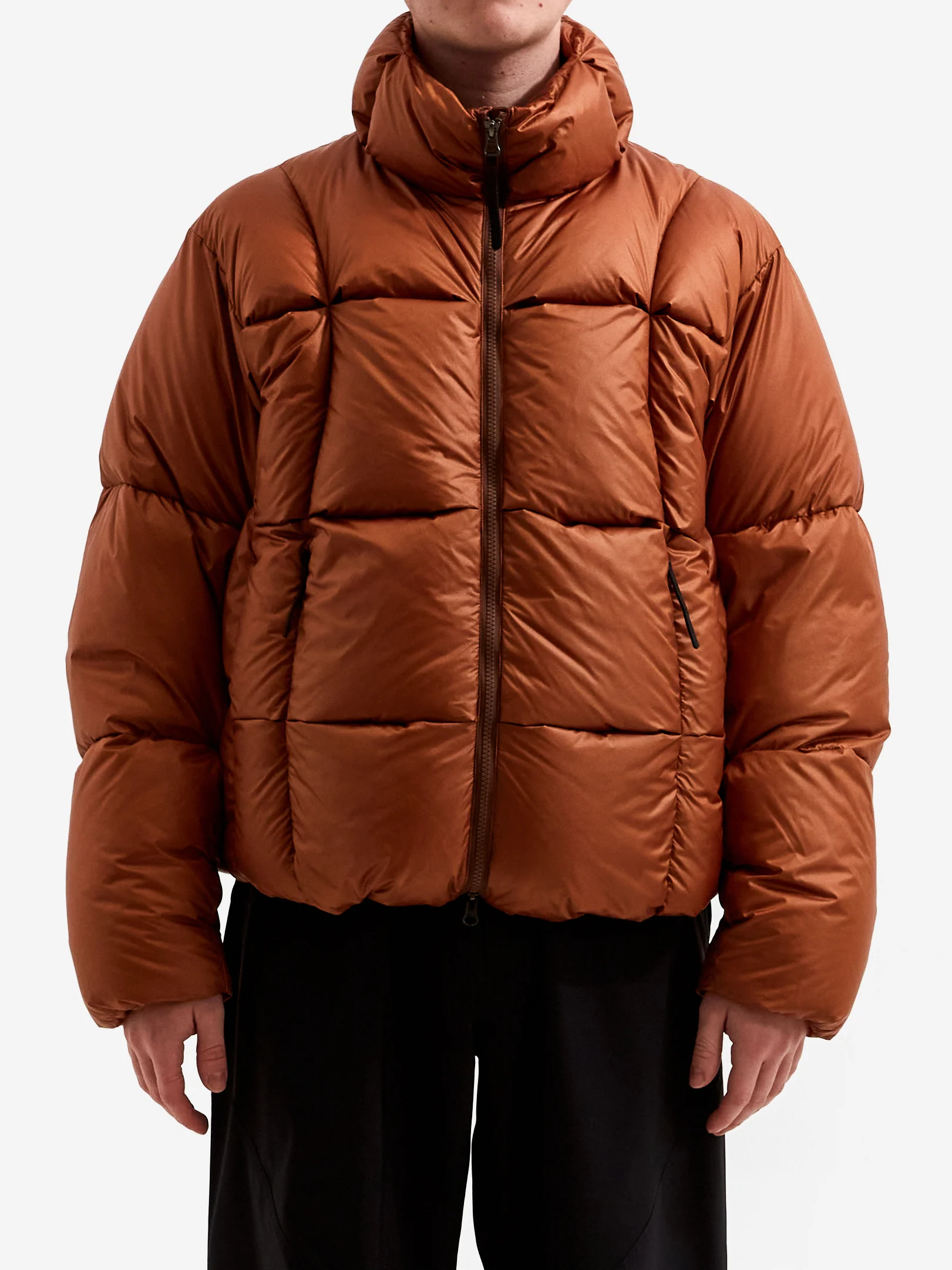 Goldwin 0 Three Dimensional Down Jacket - Copper - Image 2