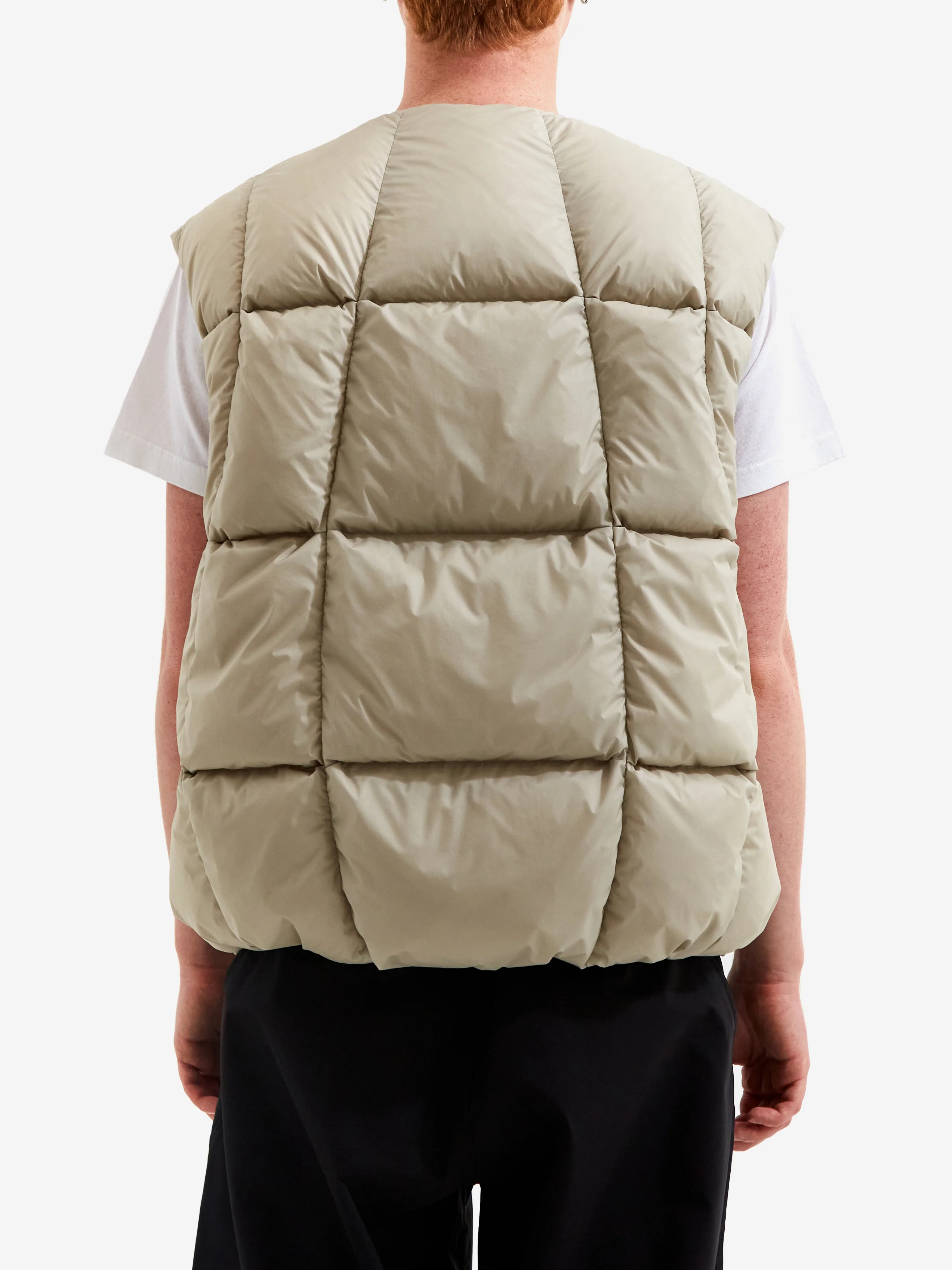 Goldwin 0 Three Dimensional Down Light Vest - Oatmeal - Image 7
