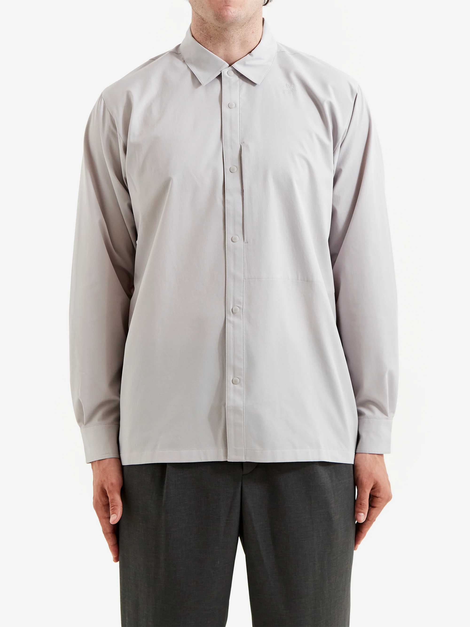 Goldwin All Direction Light Hike Shirt - Snow Gray - Image 2