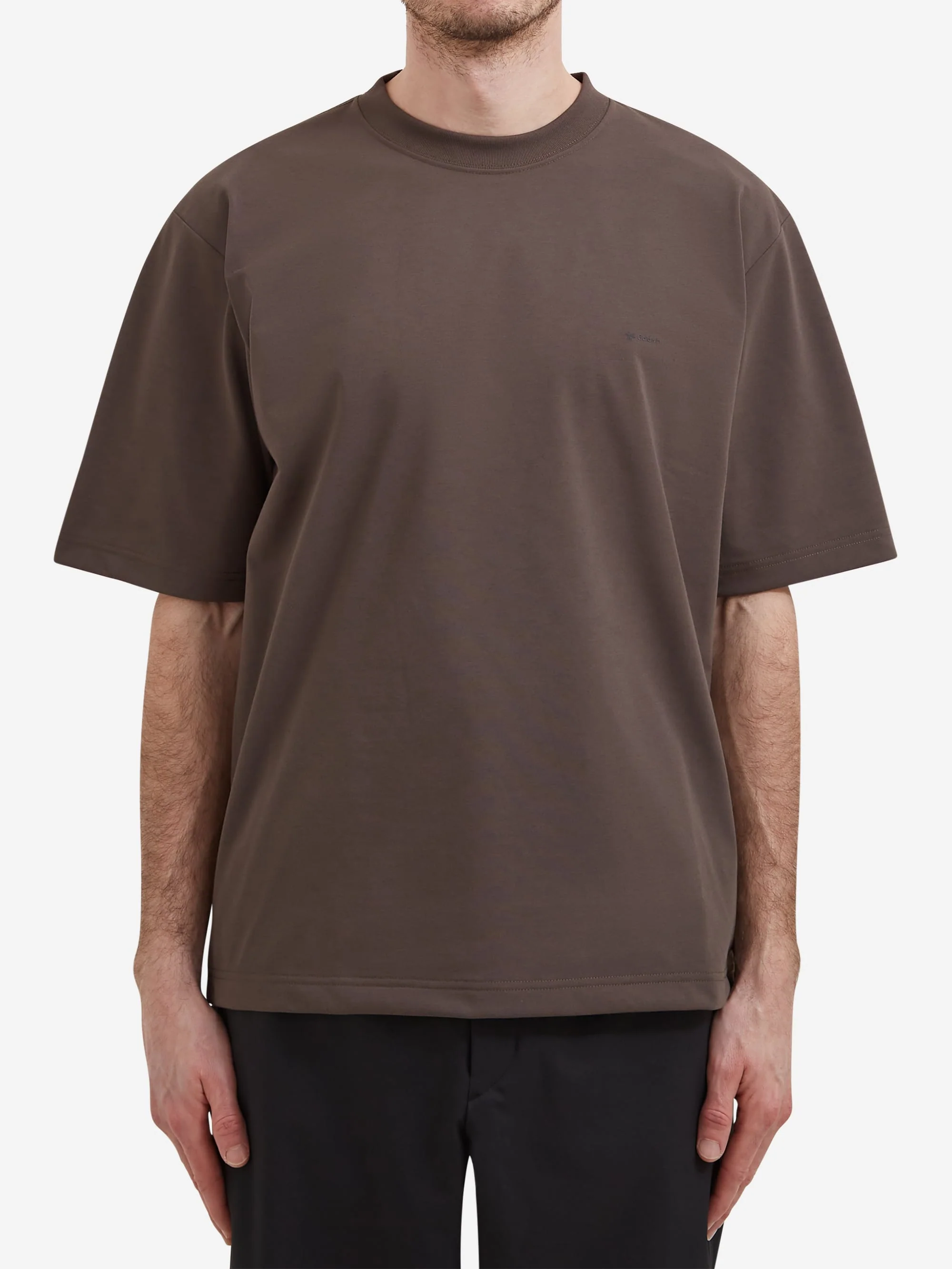 Goldwin Graphic Logo T-Shirt - Jet Brown - Image 2