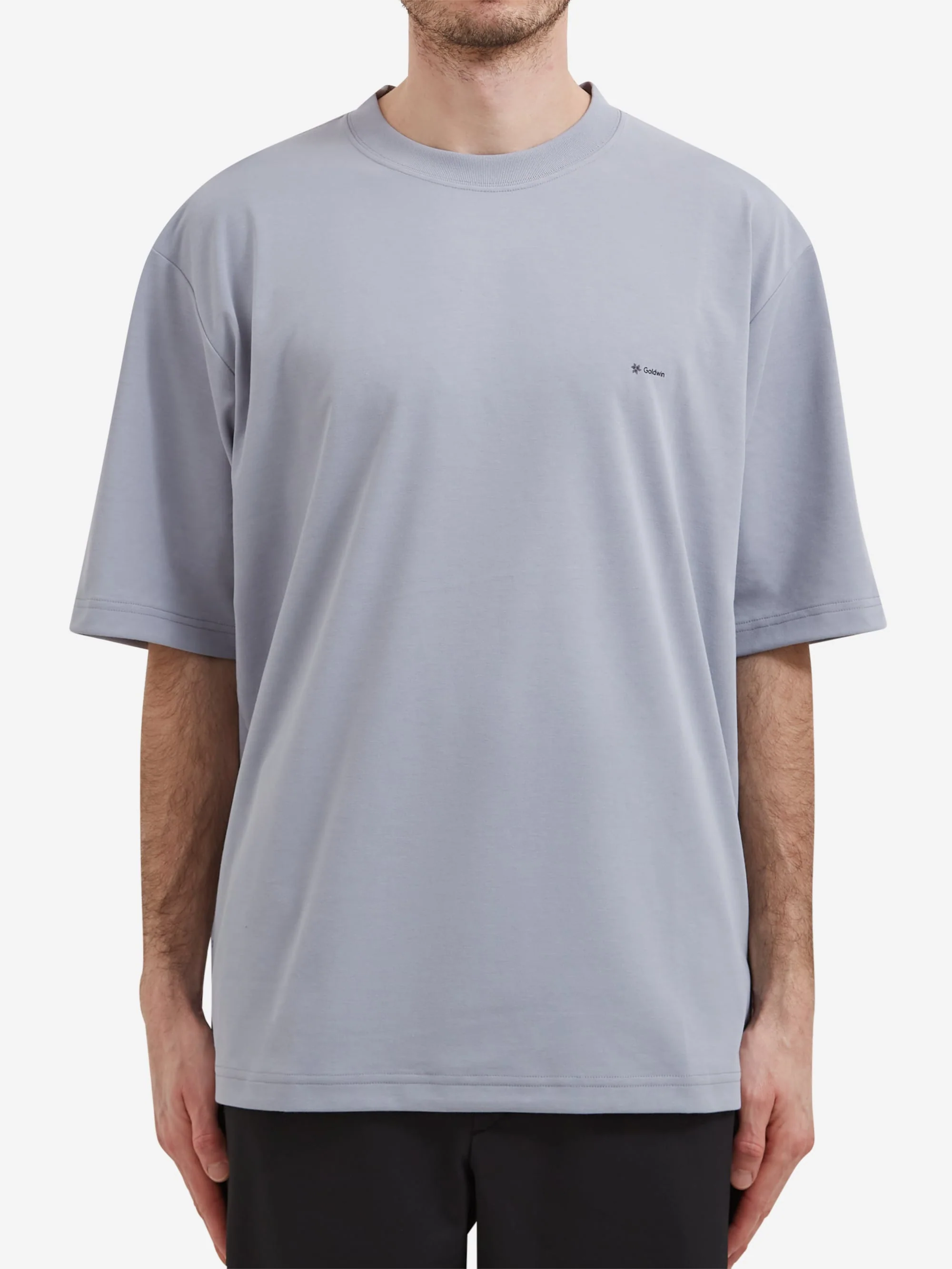 Goldwin Graphic Logo T-Shirt - Sleet Grey - Image 2
