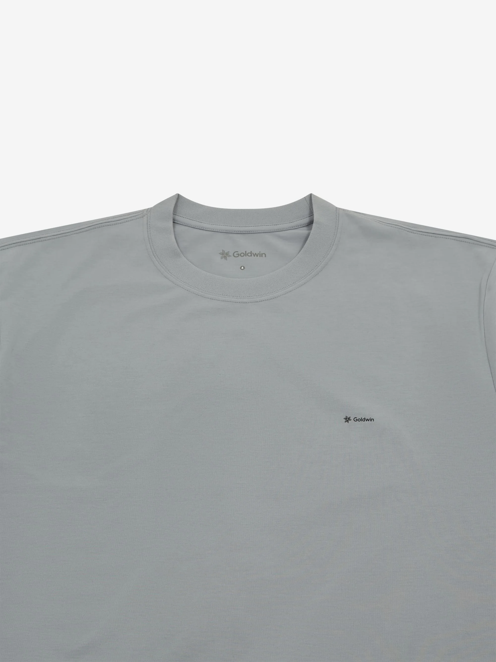 Goldwin Graphic Logo T-Shirt - Sleet Grey - Image 3