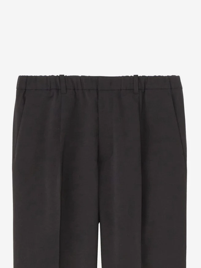 Goldwin One Tuck Straight Pants - Black - Image 3