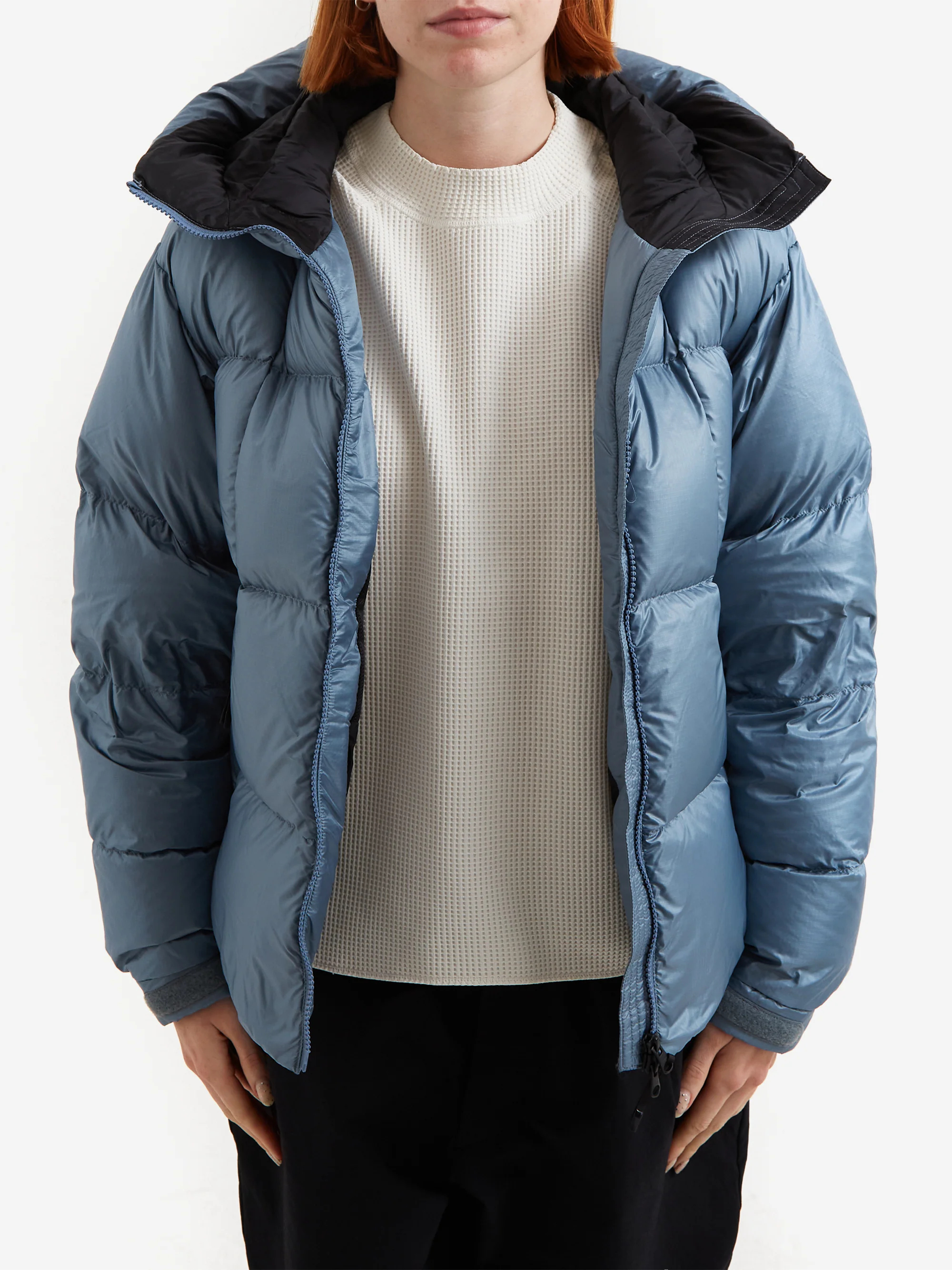 Goldwin Pertex Quantum Down Parka W - Shade Blue - Image 2