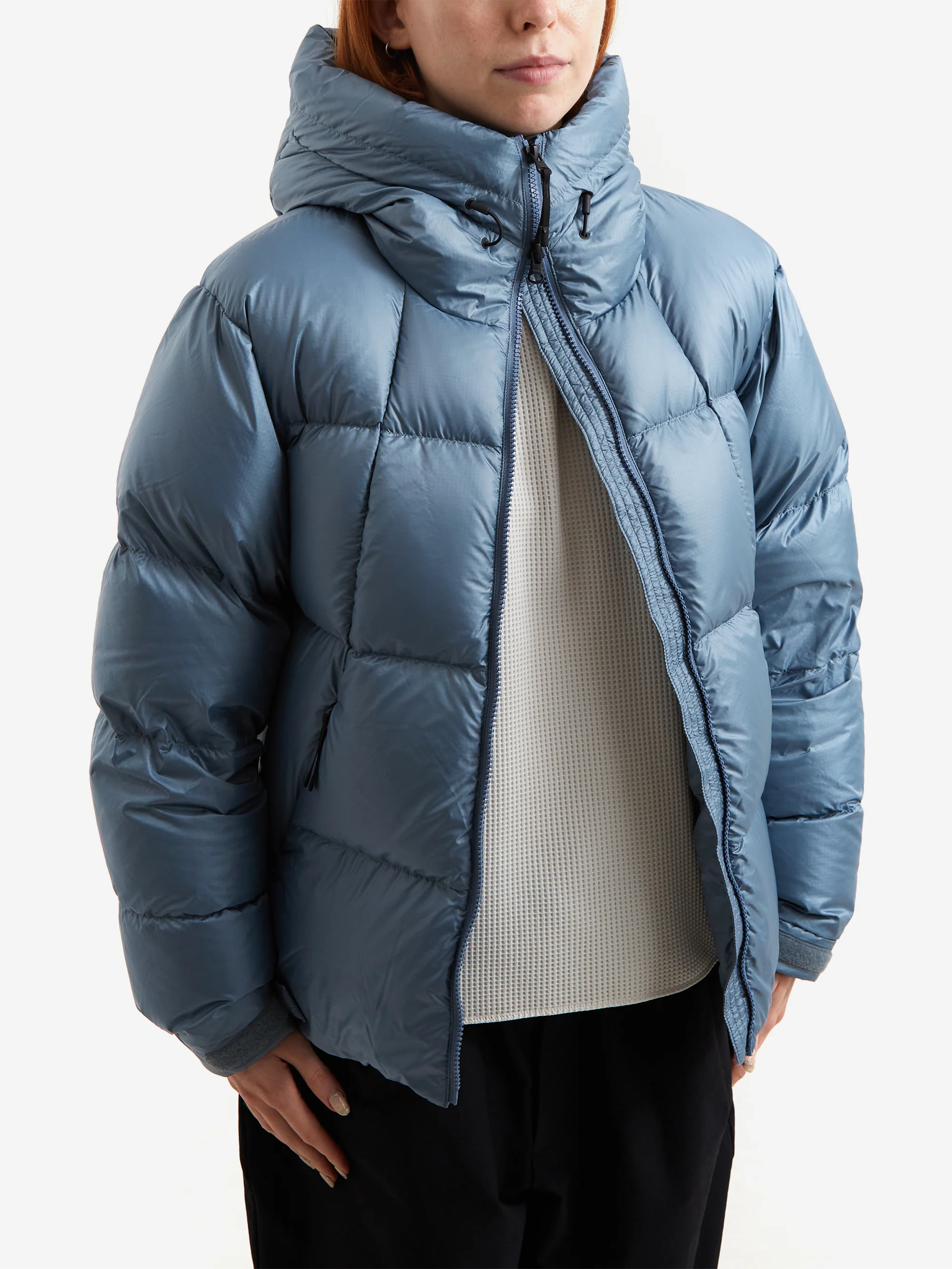 Goldwin Pertex Quantum Down Parka W - Shade Blue - Image 3