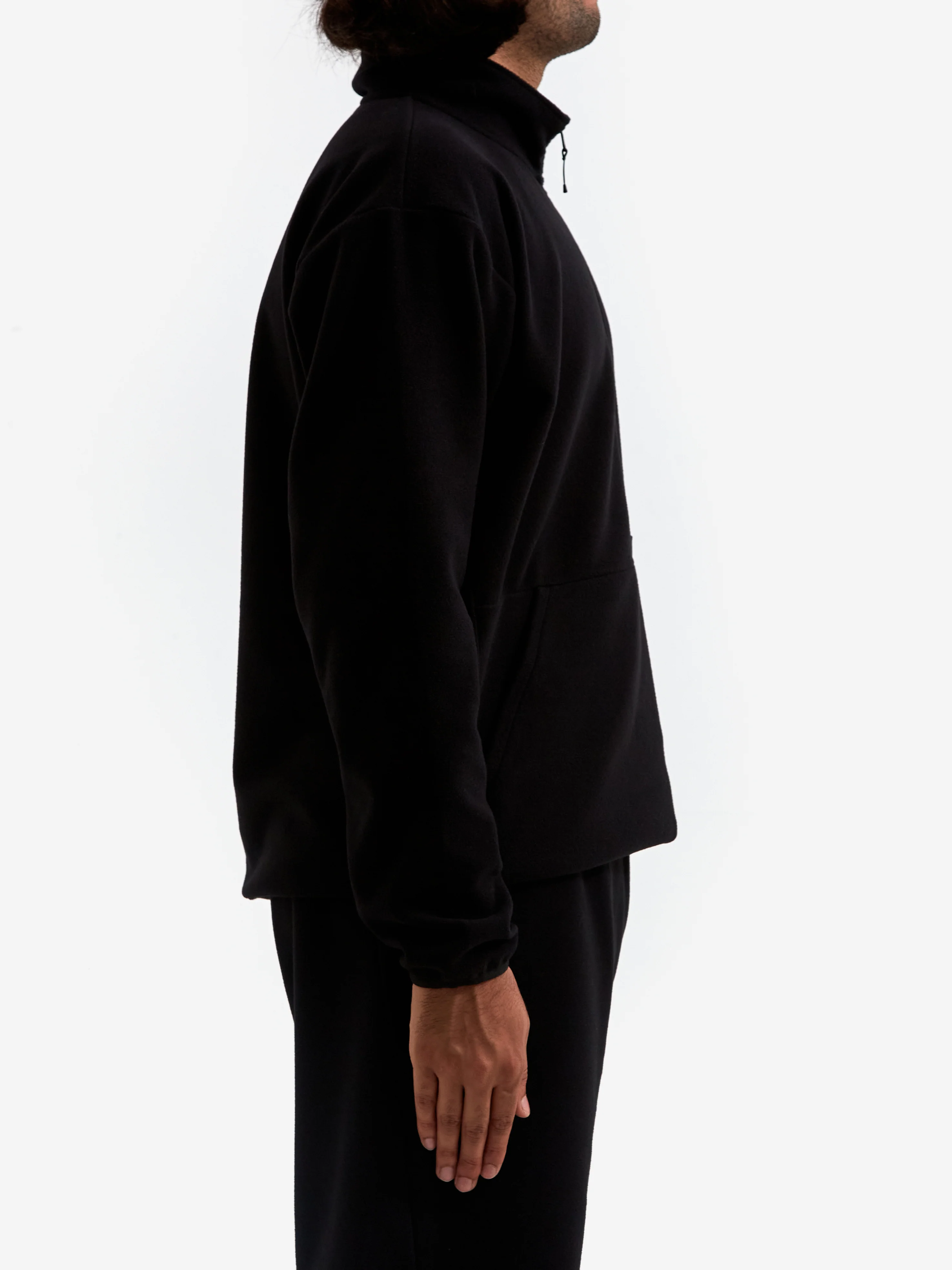 Goldwin Polartec Power Stretch Half Zip Pullover - Black - Image 4