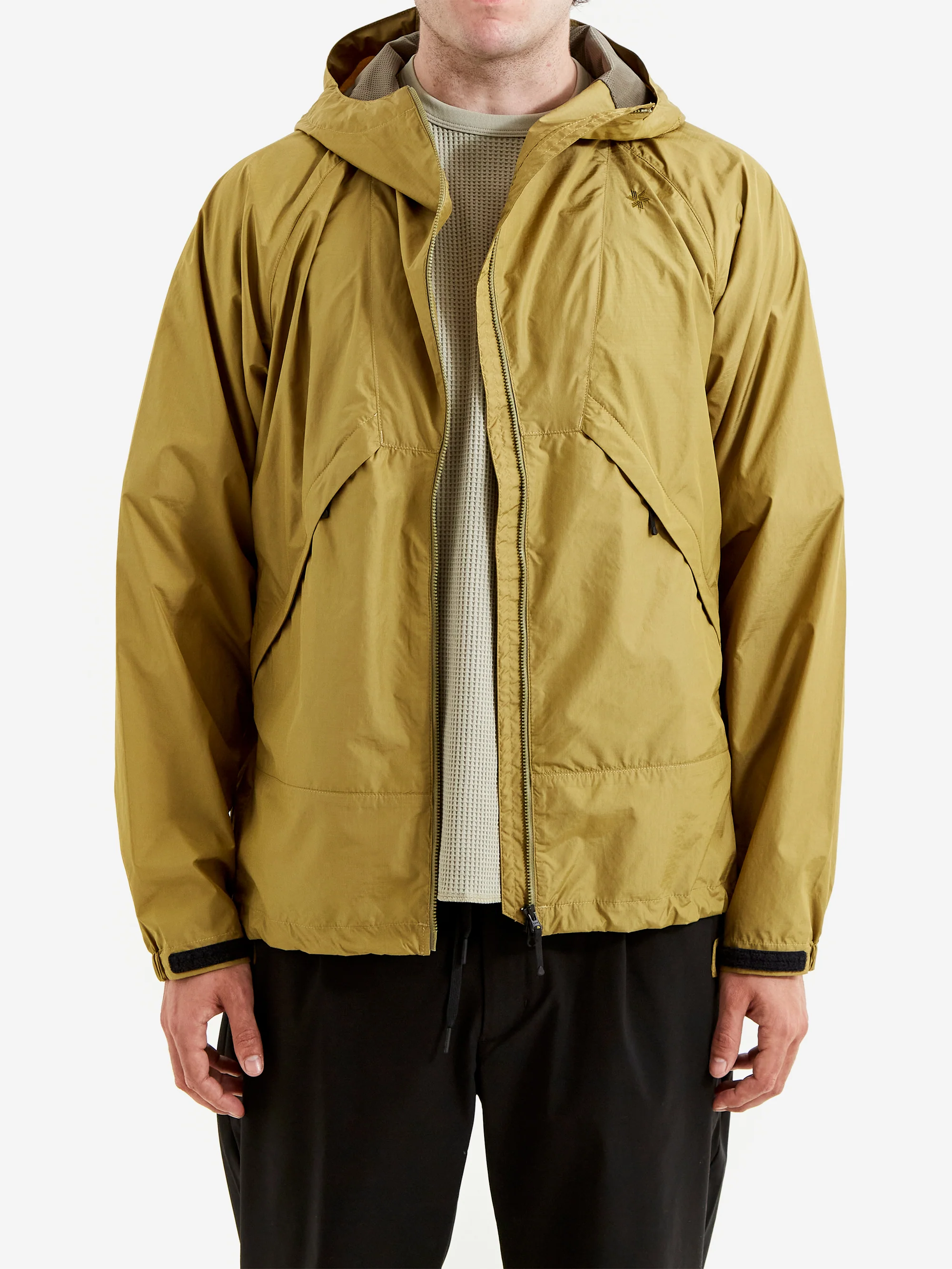 Goldwin Rip-Stop Hooded Jacket - Olive Yellow - Image 2