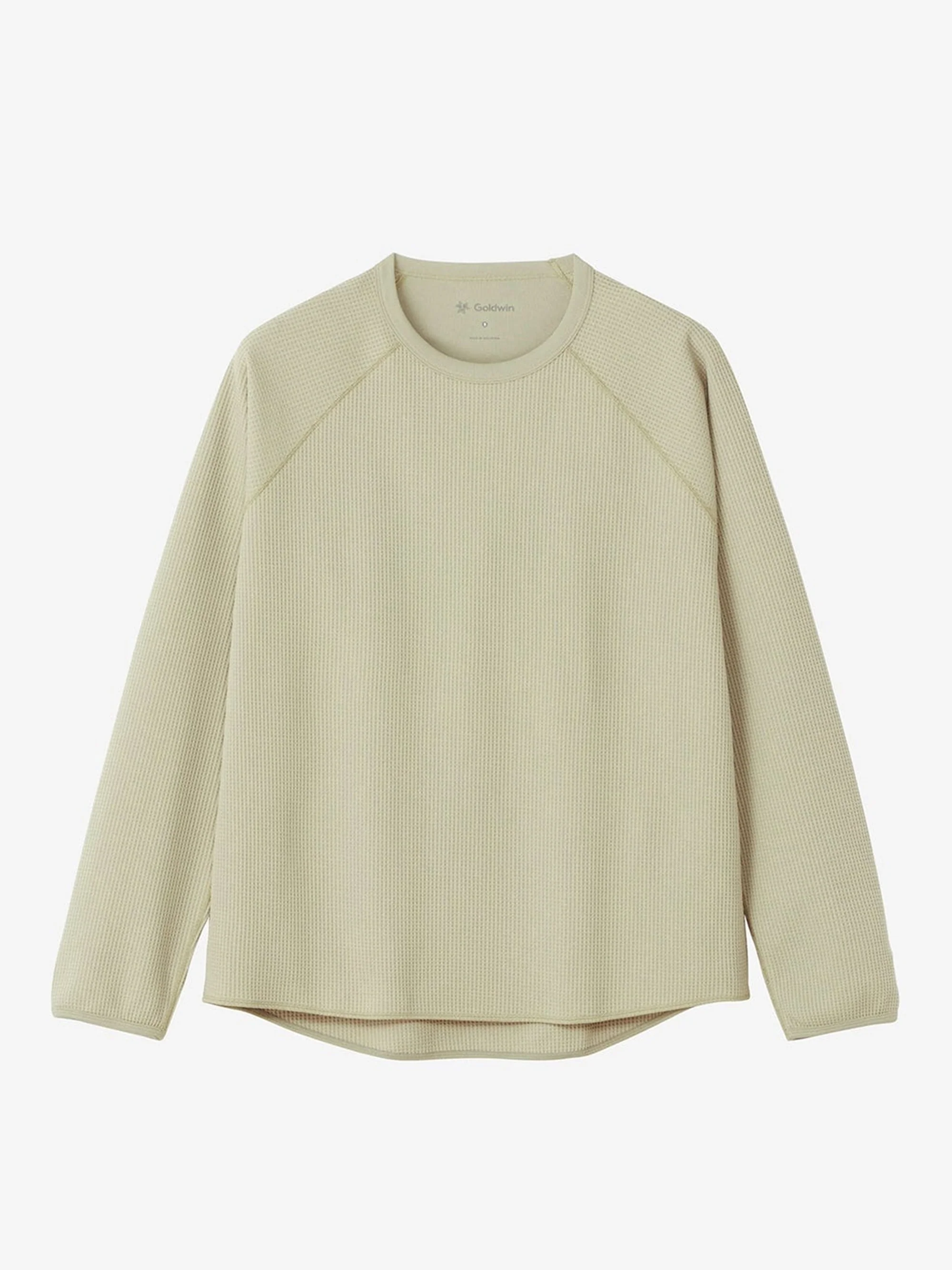 Goldwin Waffle Light Long Sleeve T-Shirt - Oak Beige