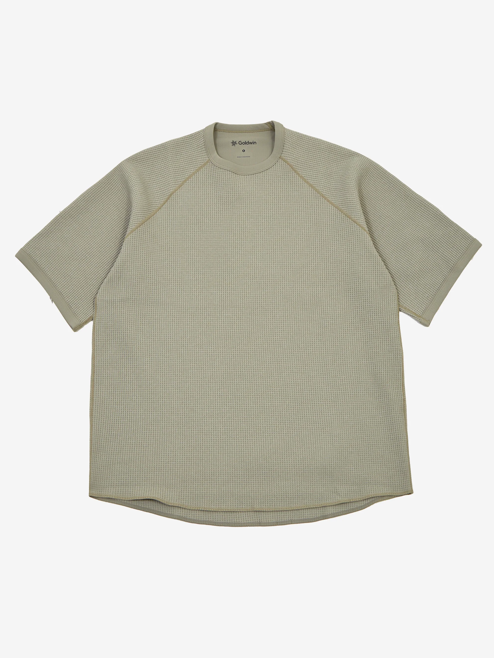 Goldwin Waffle Light T-Shirt - Oak Beige