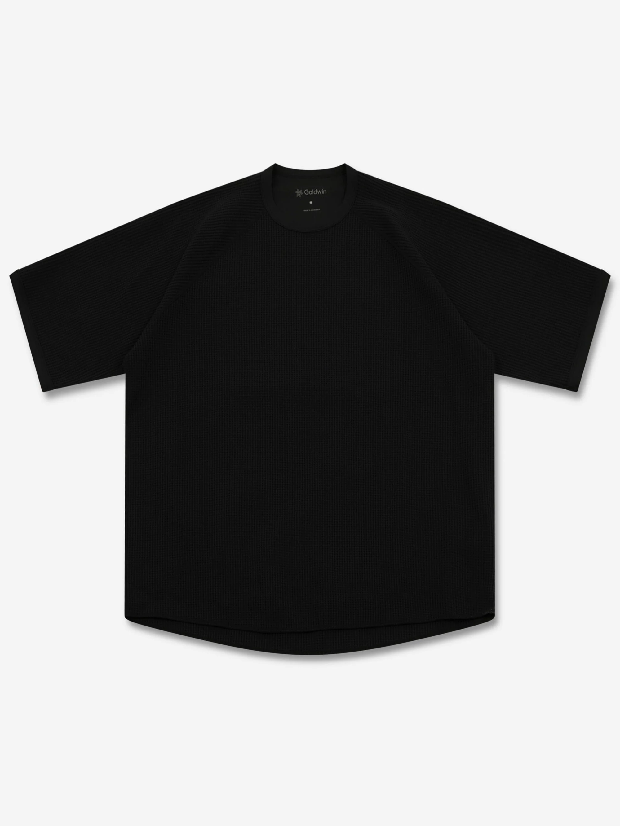 Goldwin Waffle Short Sleeve T-Shirt - Black