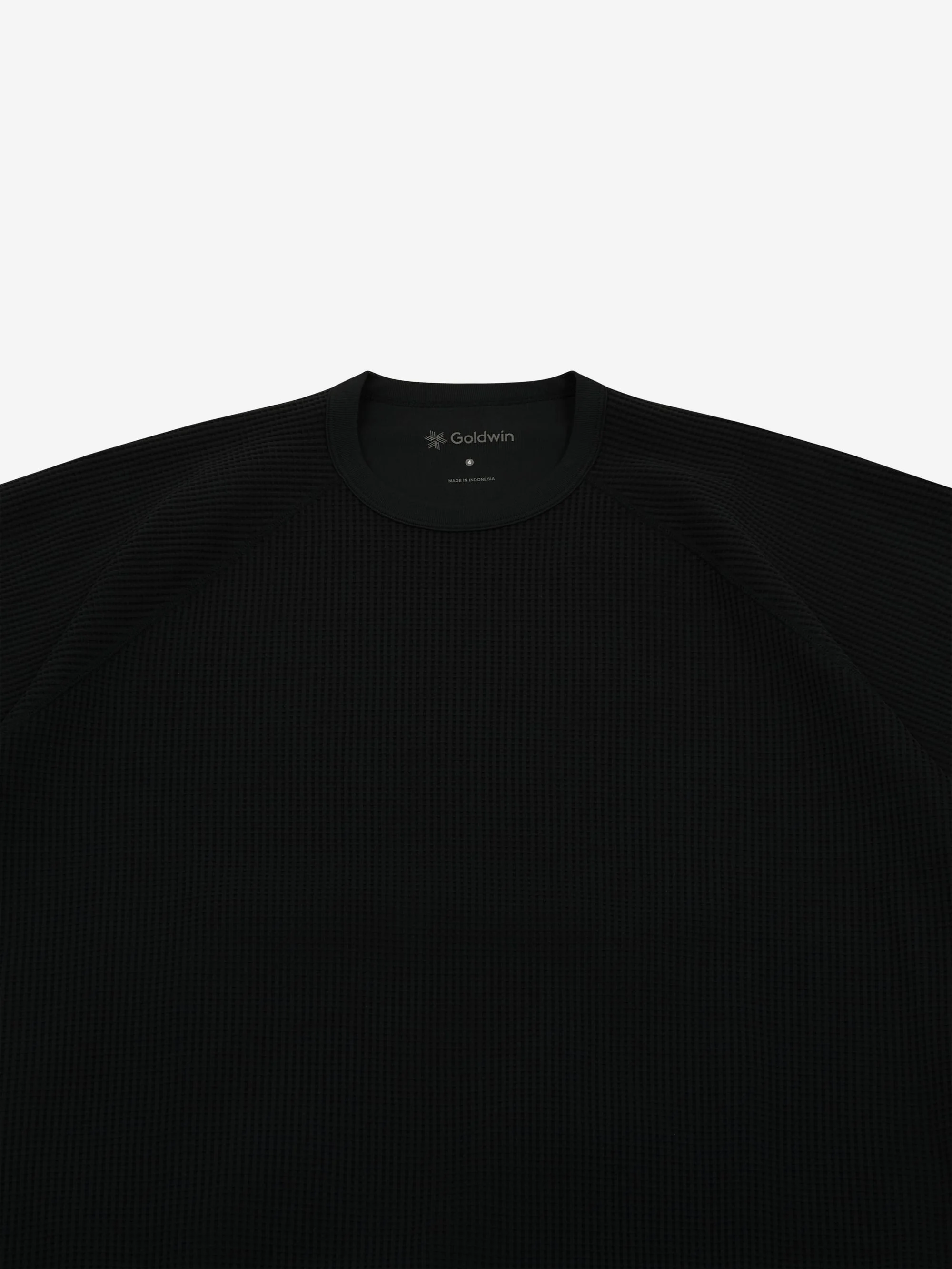 Goldwin Waffle Short Sleeve T-Shirt - Black - Image 2