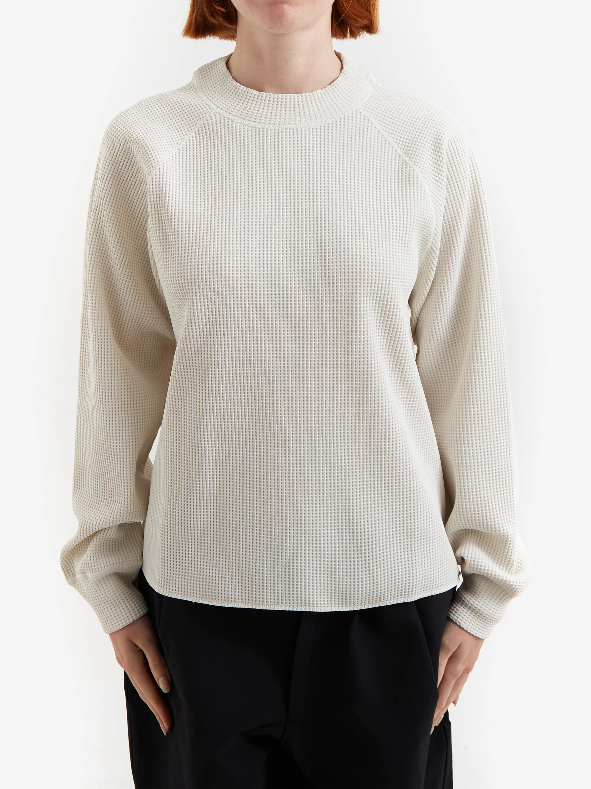 Goldwin WF Light Mock Neck L/S T-shirt - Ivory