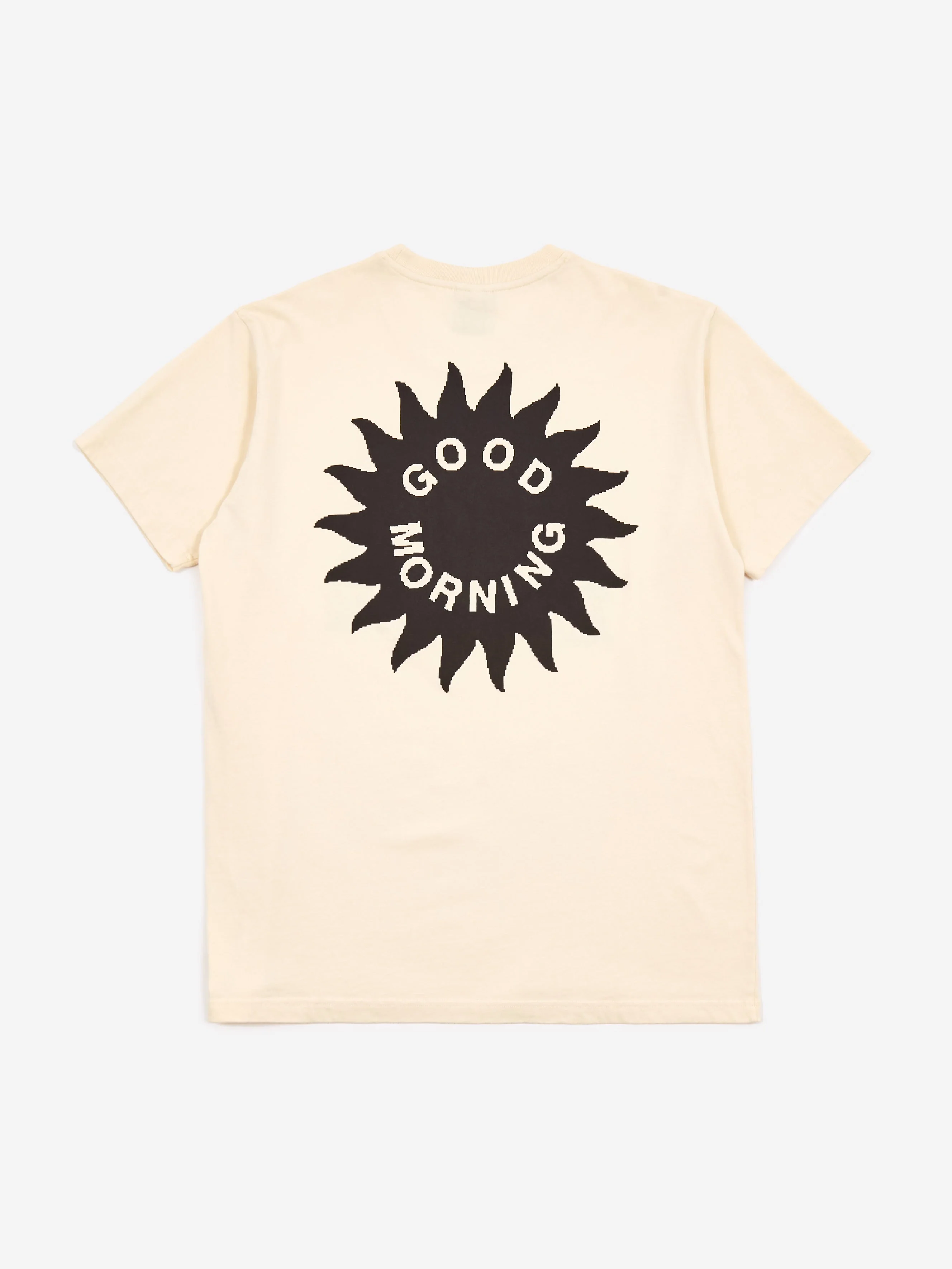 Good Morning Tapes All Welcome Garden Shortsleeve T-Shirt - Natural - Image 4