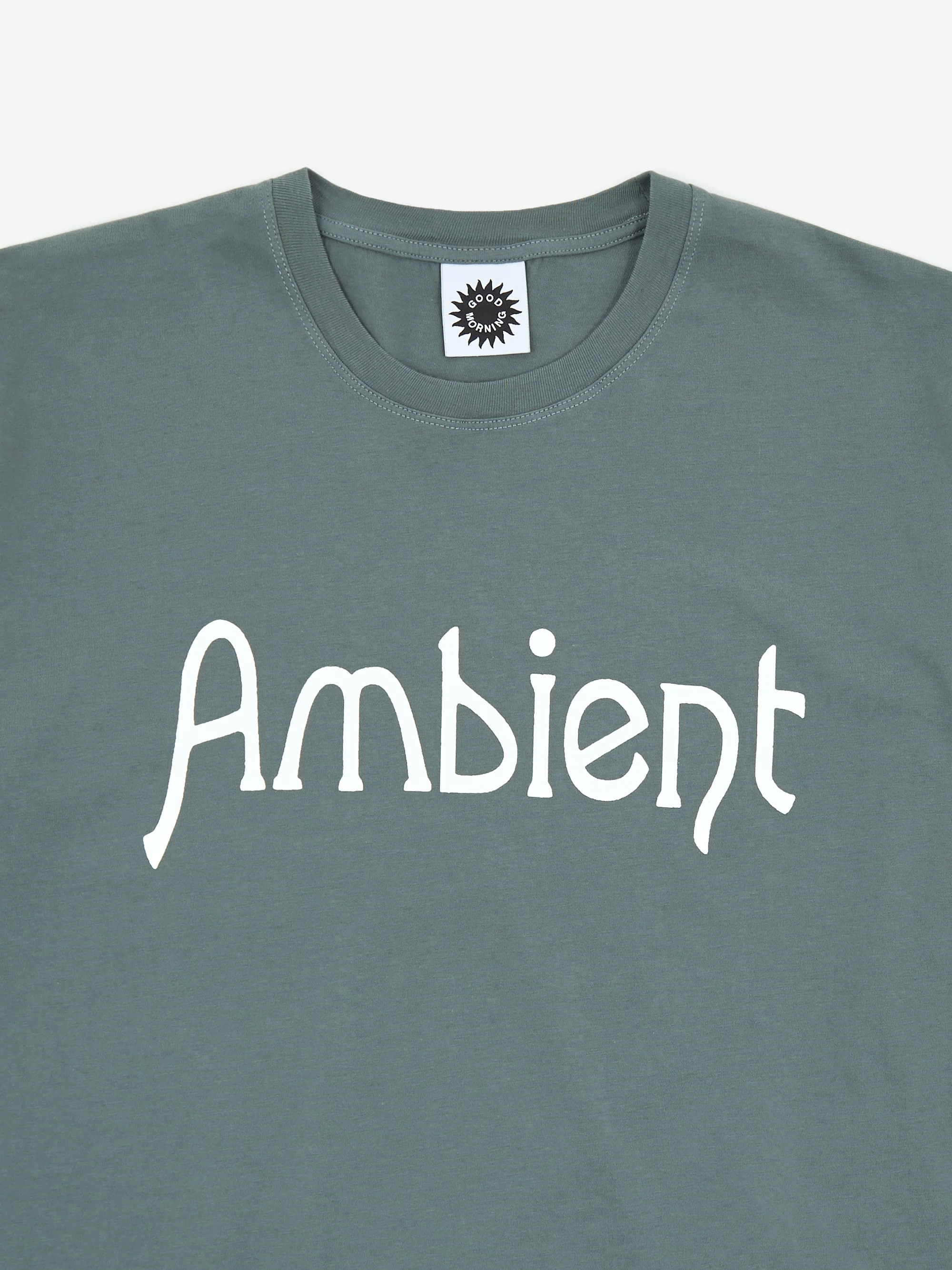 Good Morning Tapes Ambient Shortsleeve T-Shirt - Stone Blue - Image 3