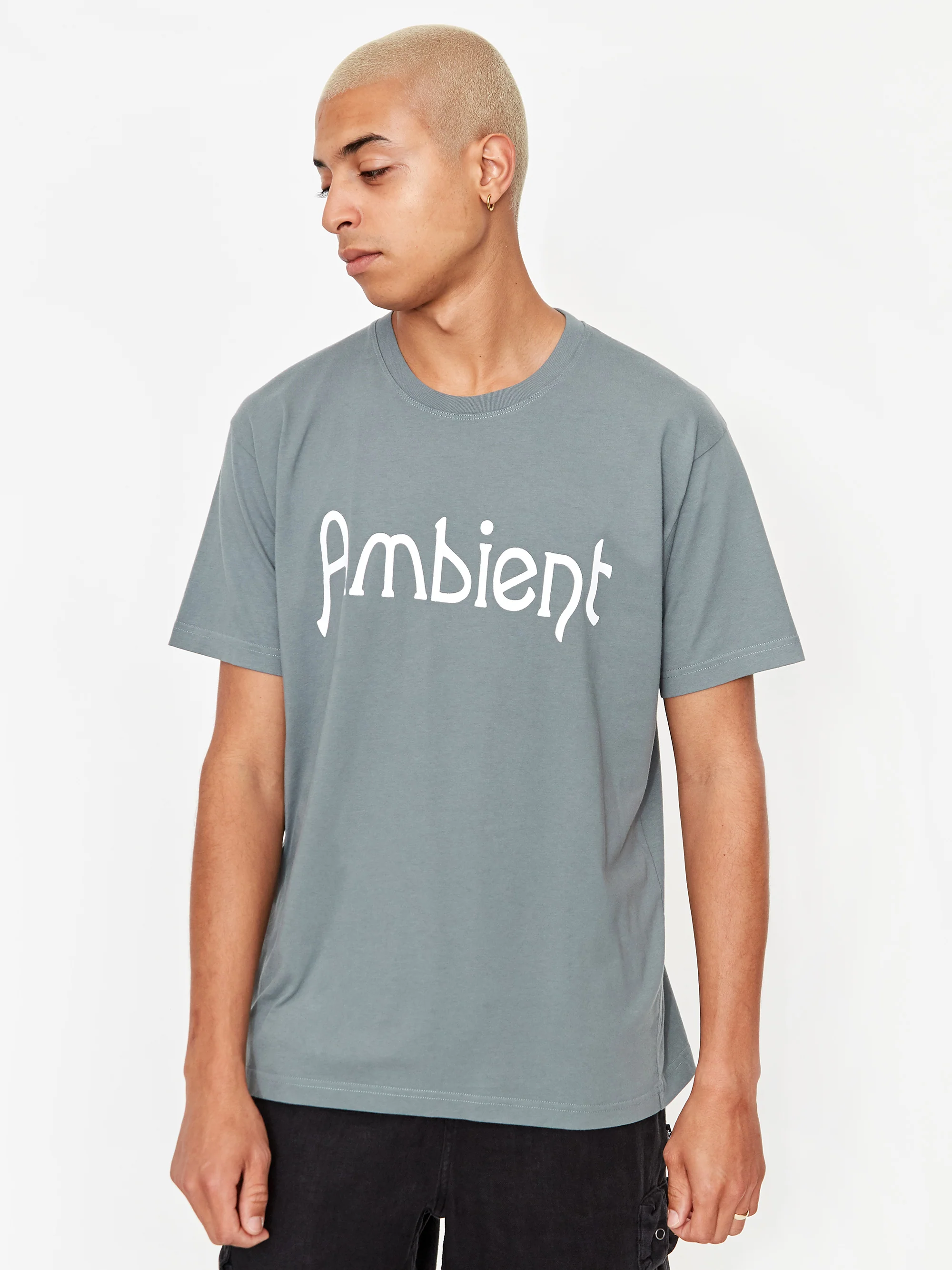 Good Morning Tapes Ambient Shortsleeve T-Shirt - Stone Blue - Image 5