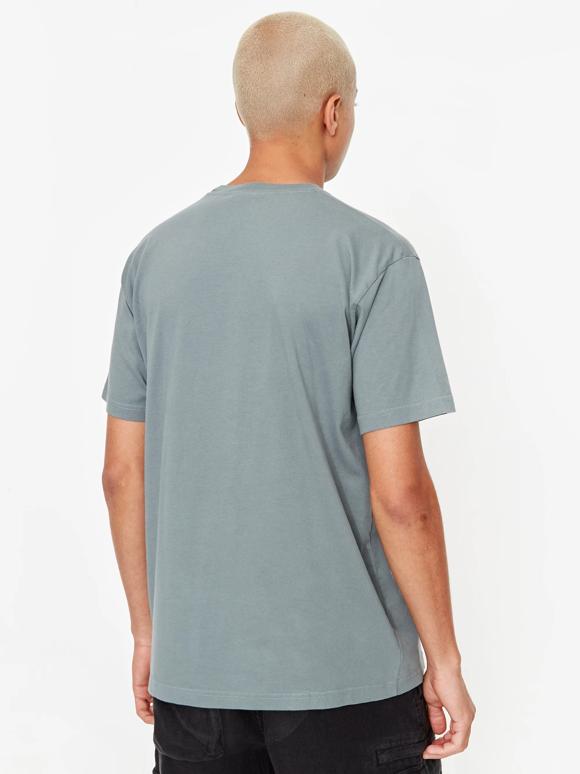 Good Morning Tapes Ambient Shortsleeve T-Shirt - Stone Blue - Image 7