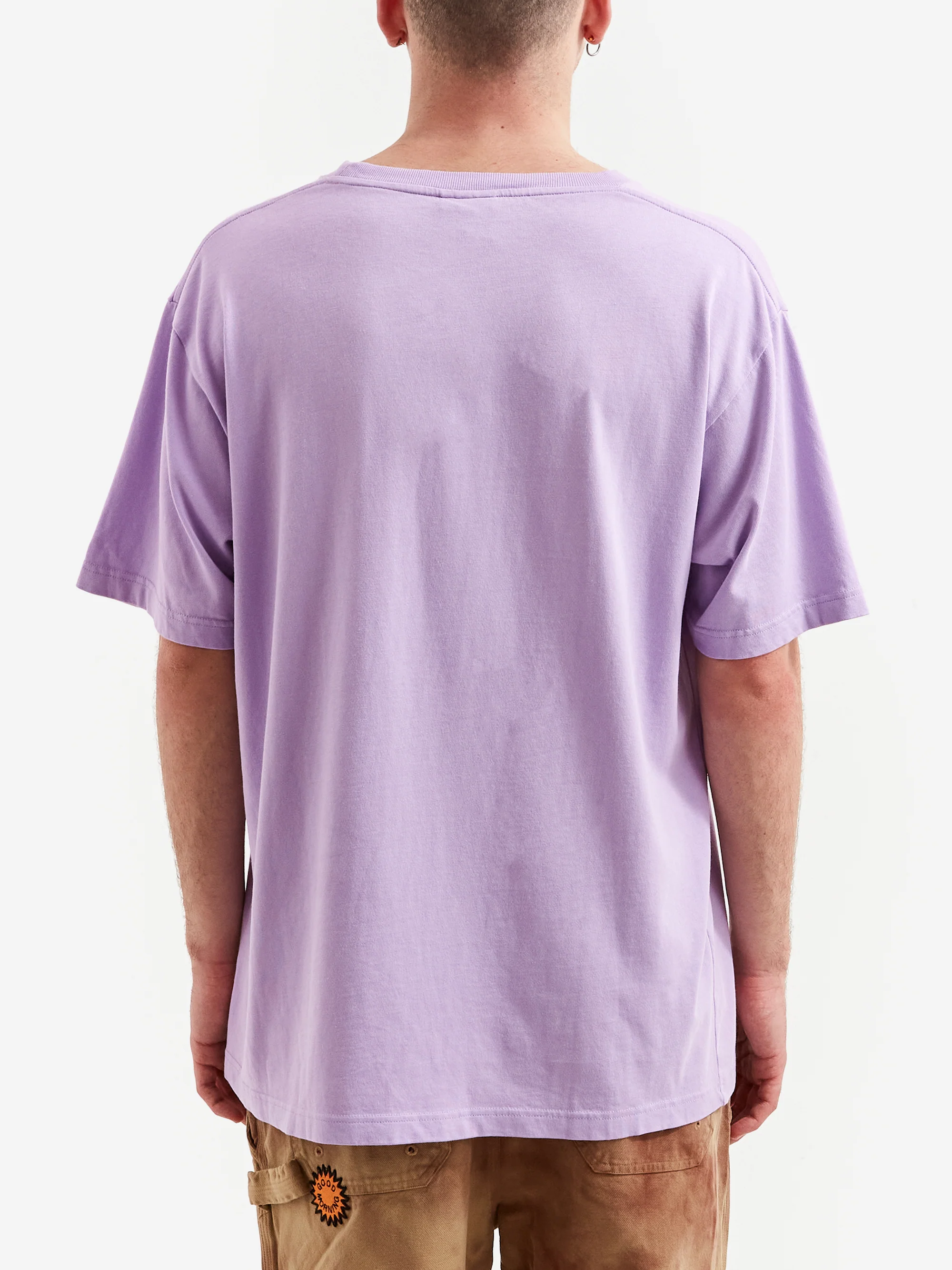 Good Morning Tapes Duck Short Sleeve T-Shirt - Lavender - Image 6