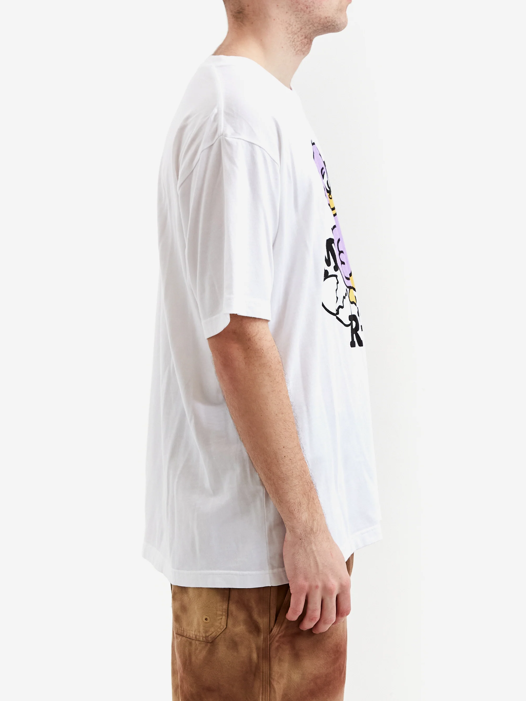 Good Morning Tapes Duck Short Sleeve T-Shirt - White - Image 5