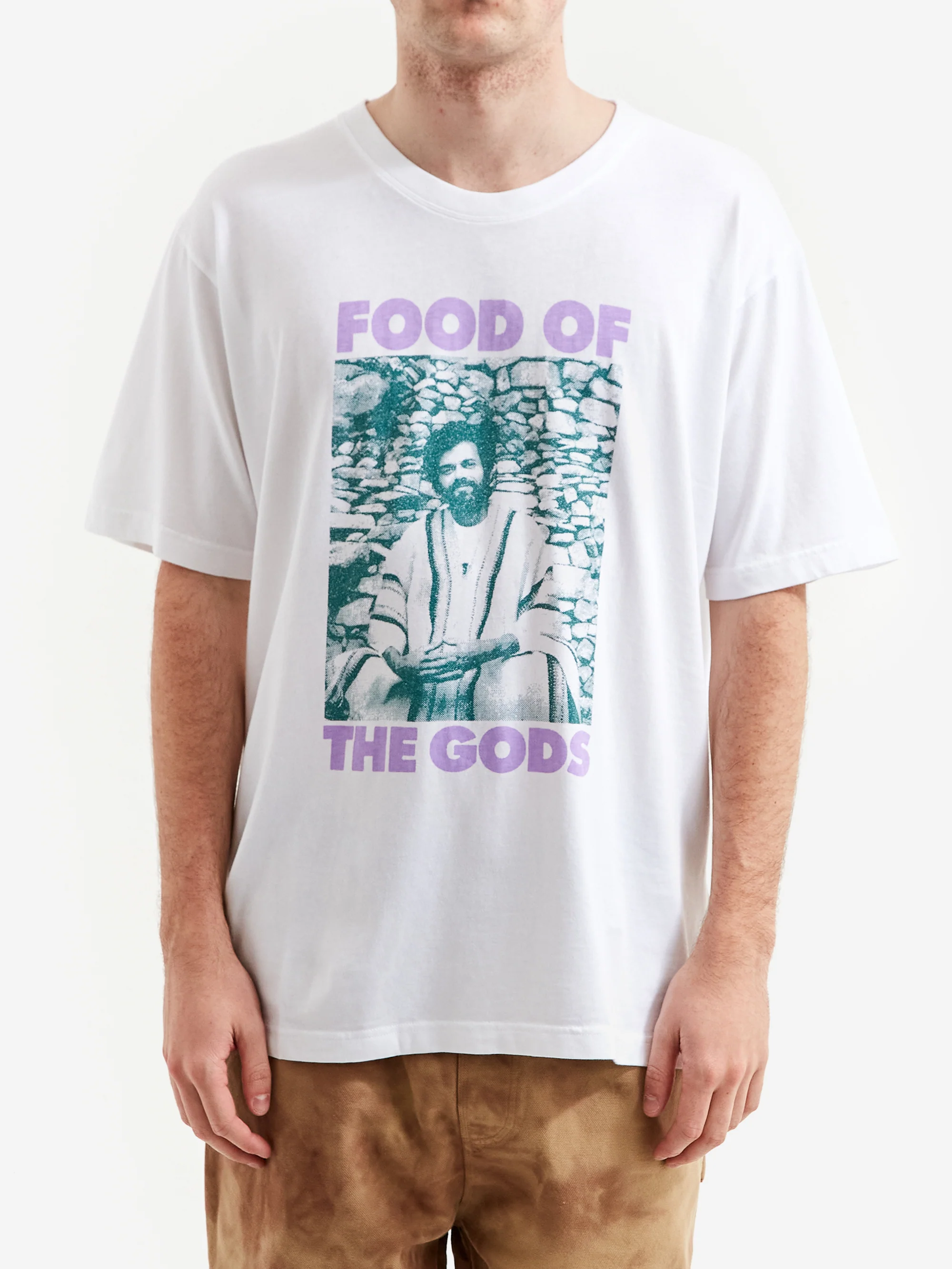 Good Morning Tapes Food Of The Gods Short Sleeve T-Shirt - White - Image 2