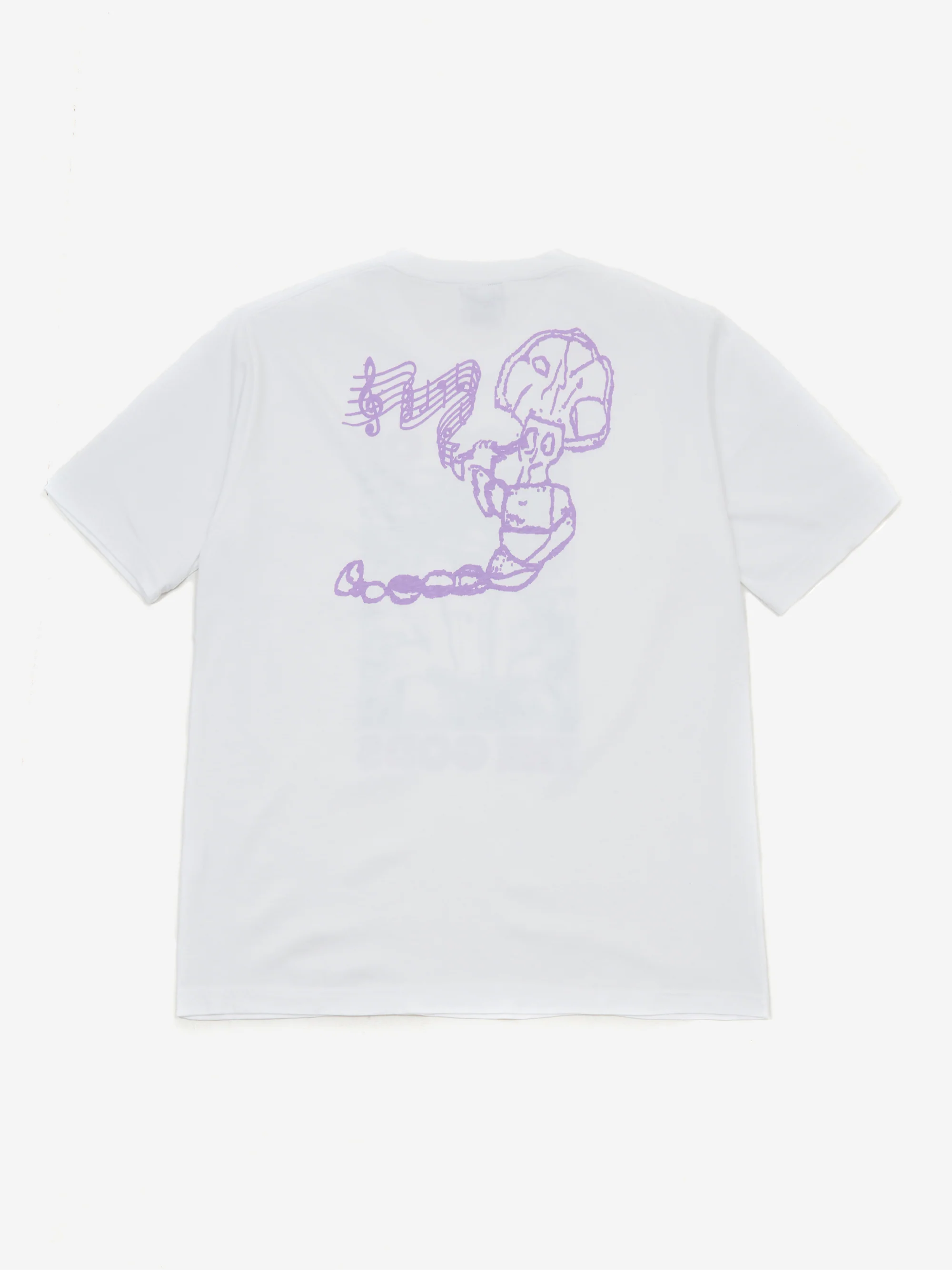 Good Morning Tapes Food Of The Gods Short Sleeve T-Shirt - White - Image 4