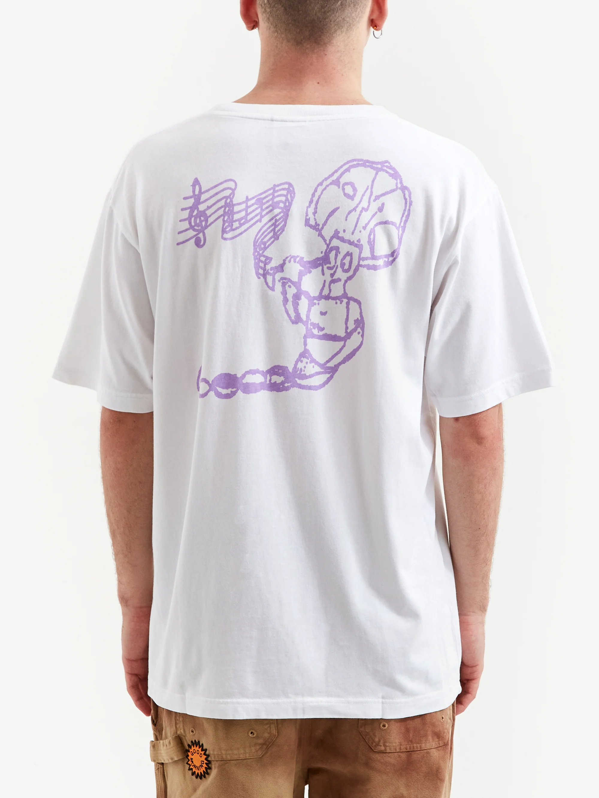 Good Morning Tapes Food Of The Gods Short Sleeve T-Shirt - White - Image 6