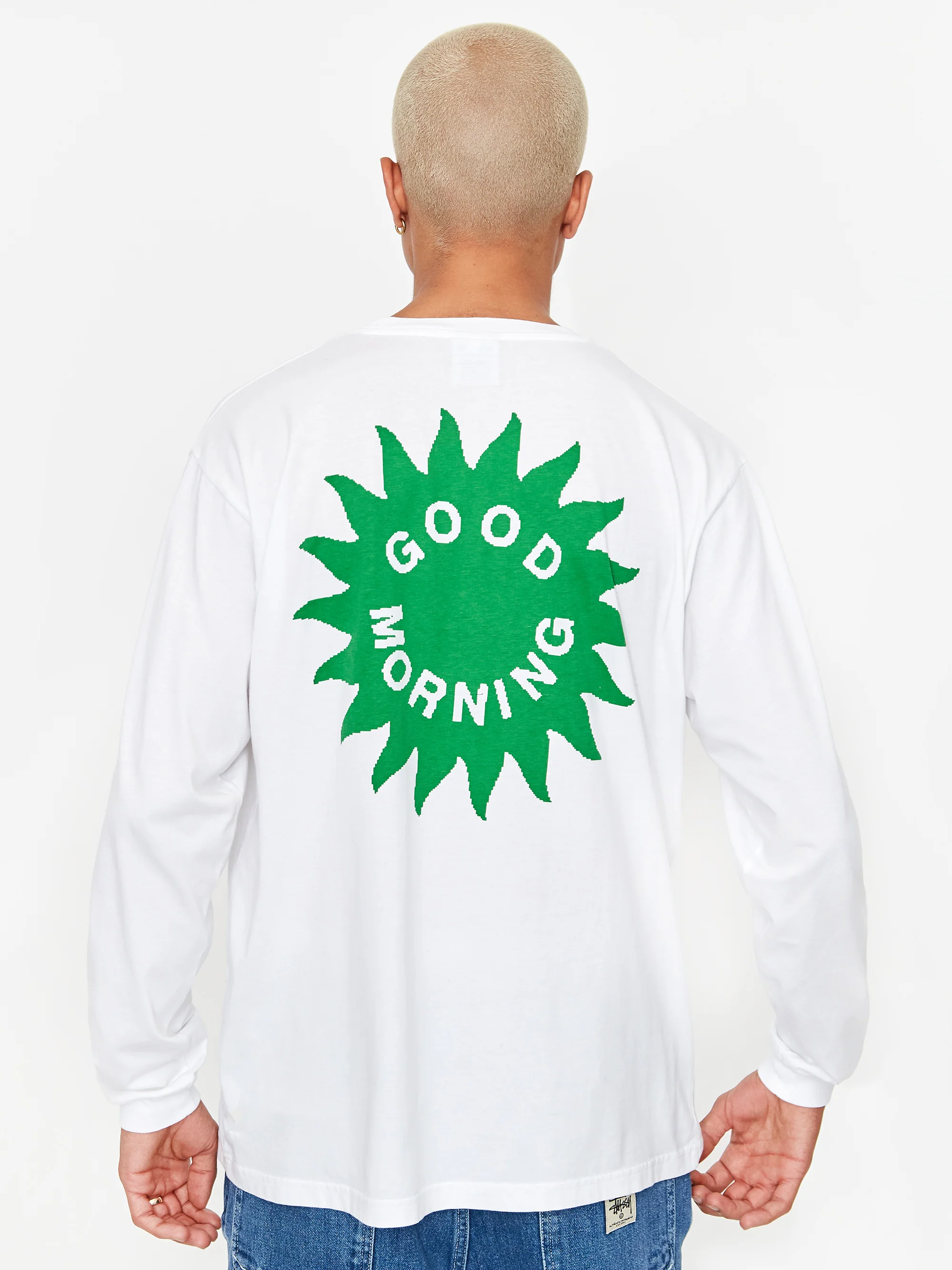 Good Morning Tapes Good Medicine Longsleeve T-Shirt - White - Image 7