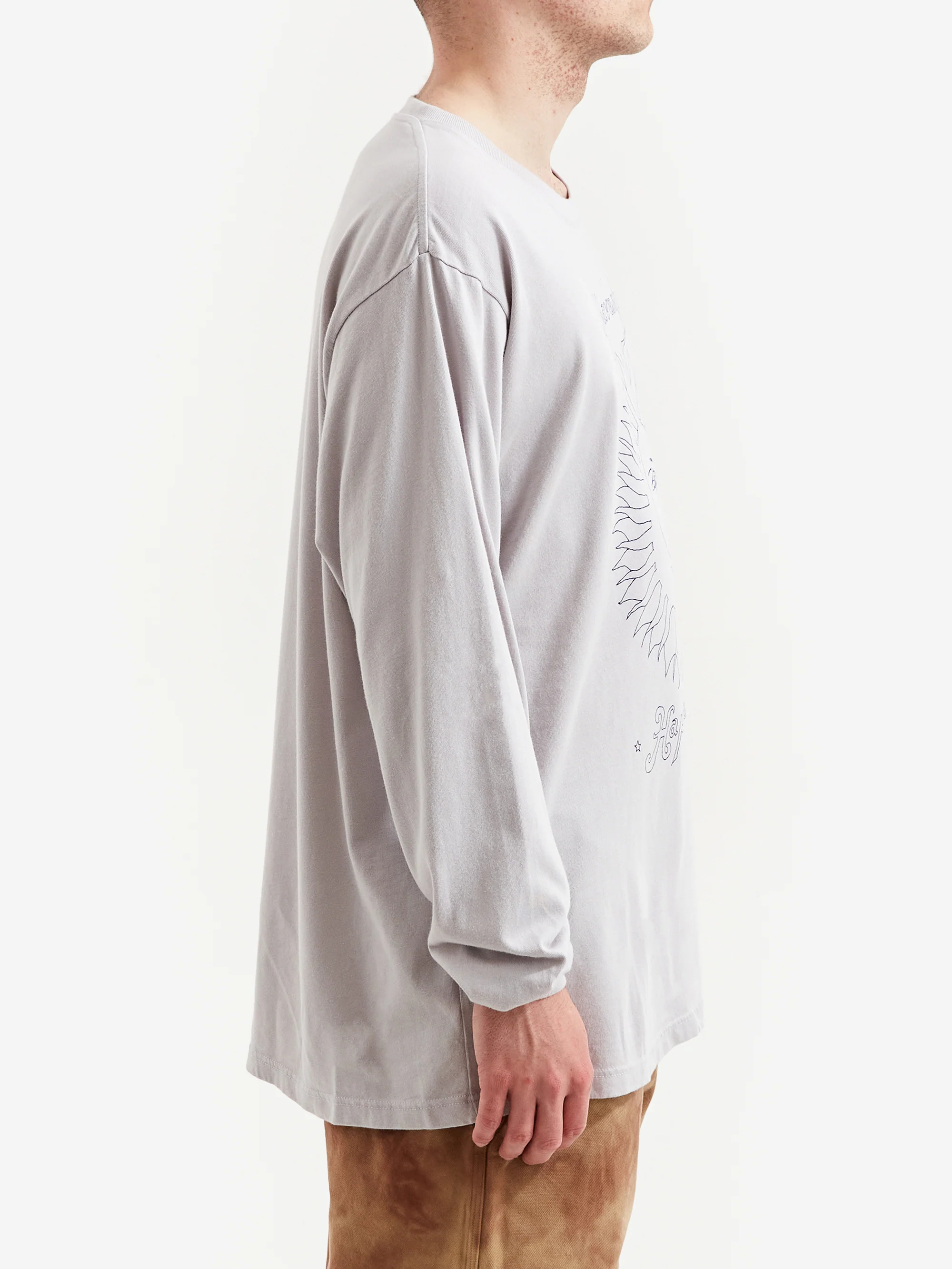 Good Morning Tapes Heavinly Happenings Long Sleeve T-Shirt - Stone - Image 5