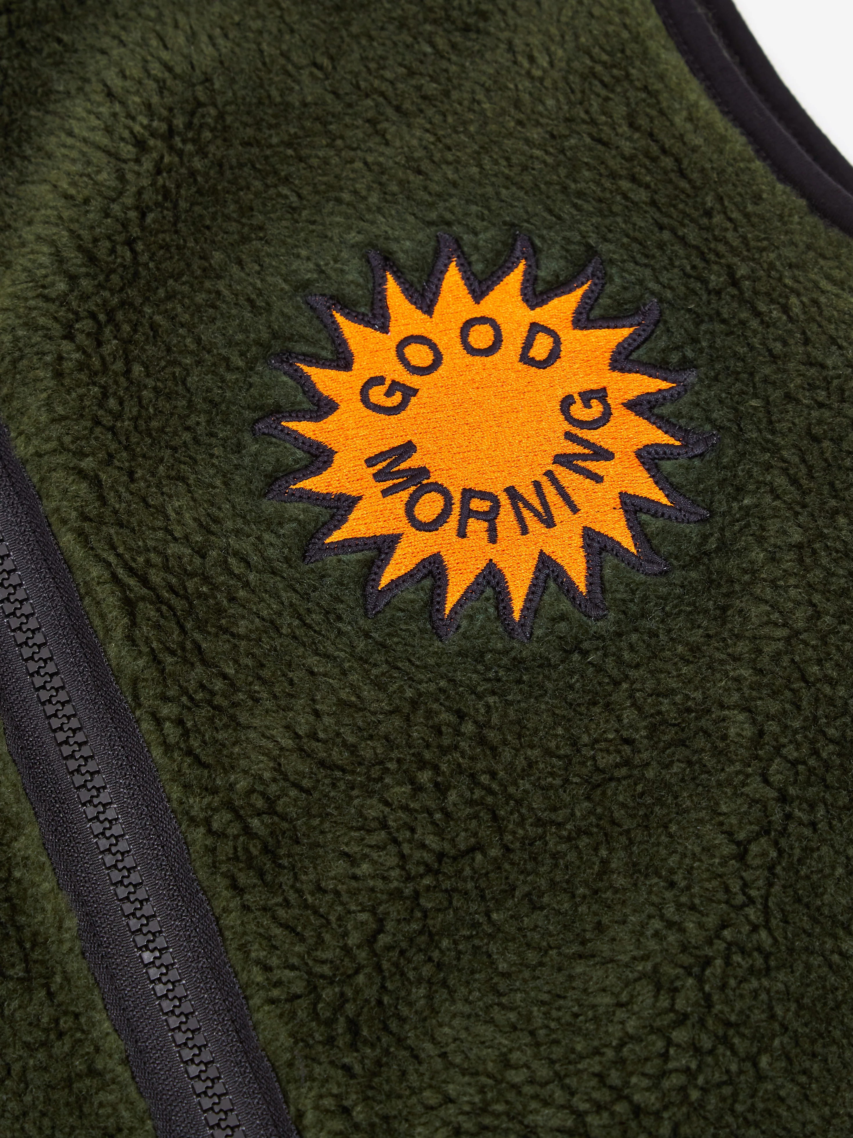 Good Morning Tapes LSD World Peace Reversible Zip Thru Vest - Black - Image 9