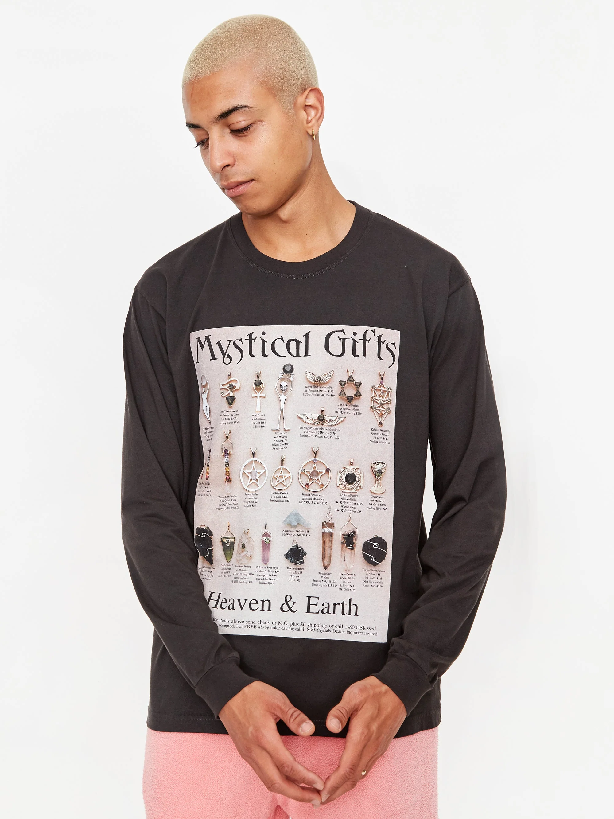 Good Morning Tapes Mystical Gifts Longsleeve T-Shirt - Charcoal Black - Image 5