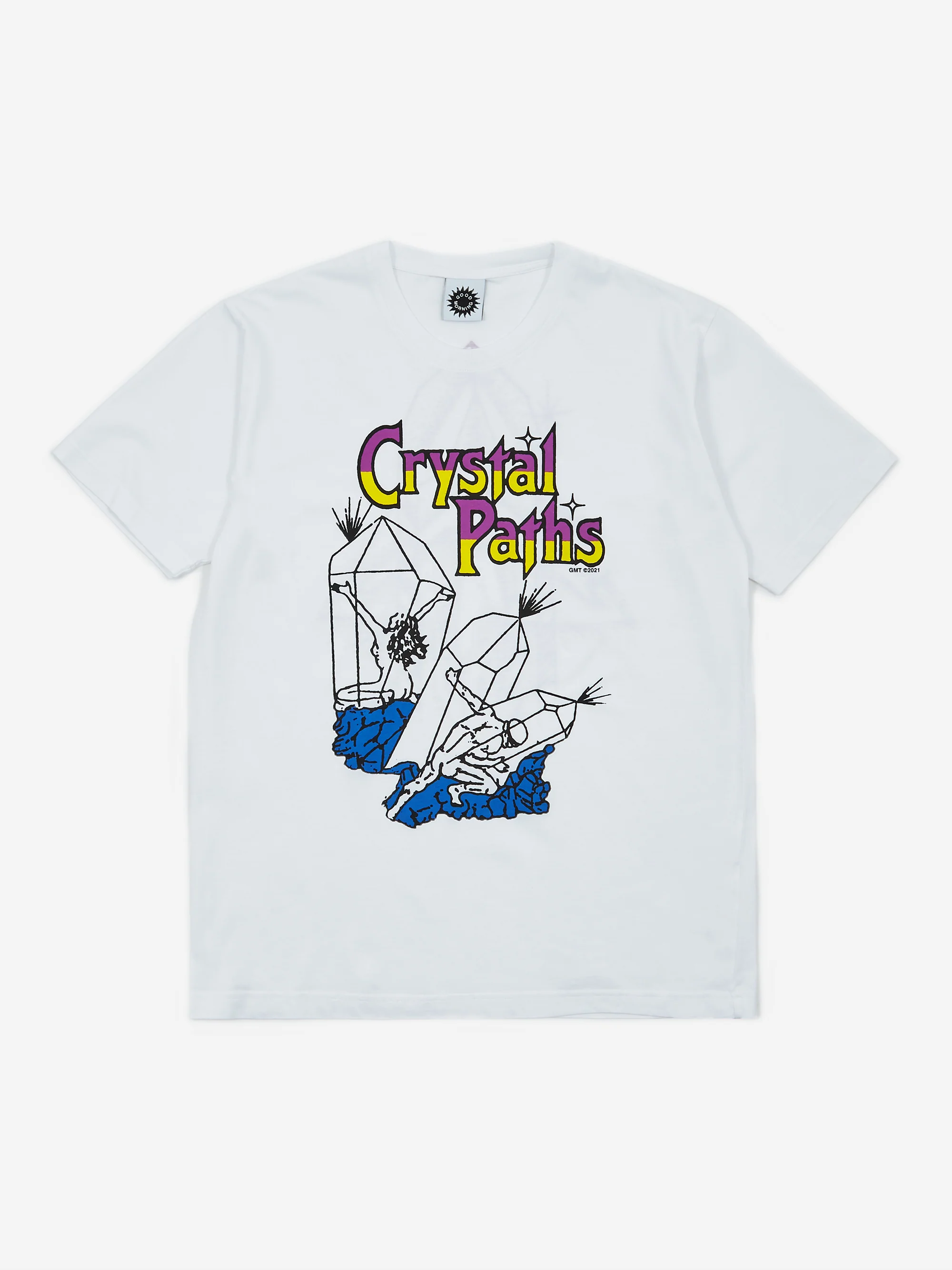 Good Morning Tapes Paths Shortsleeve T-Shirt - White