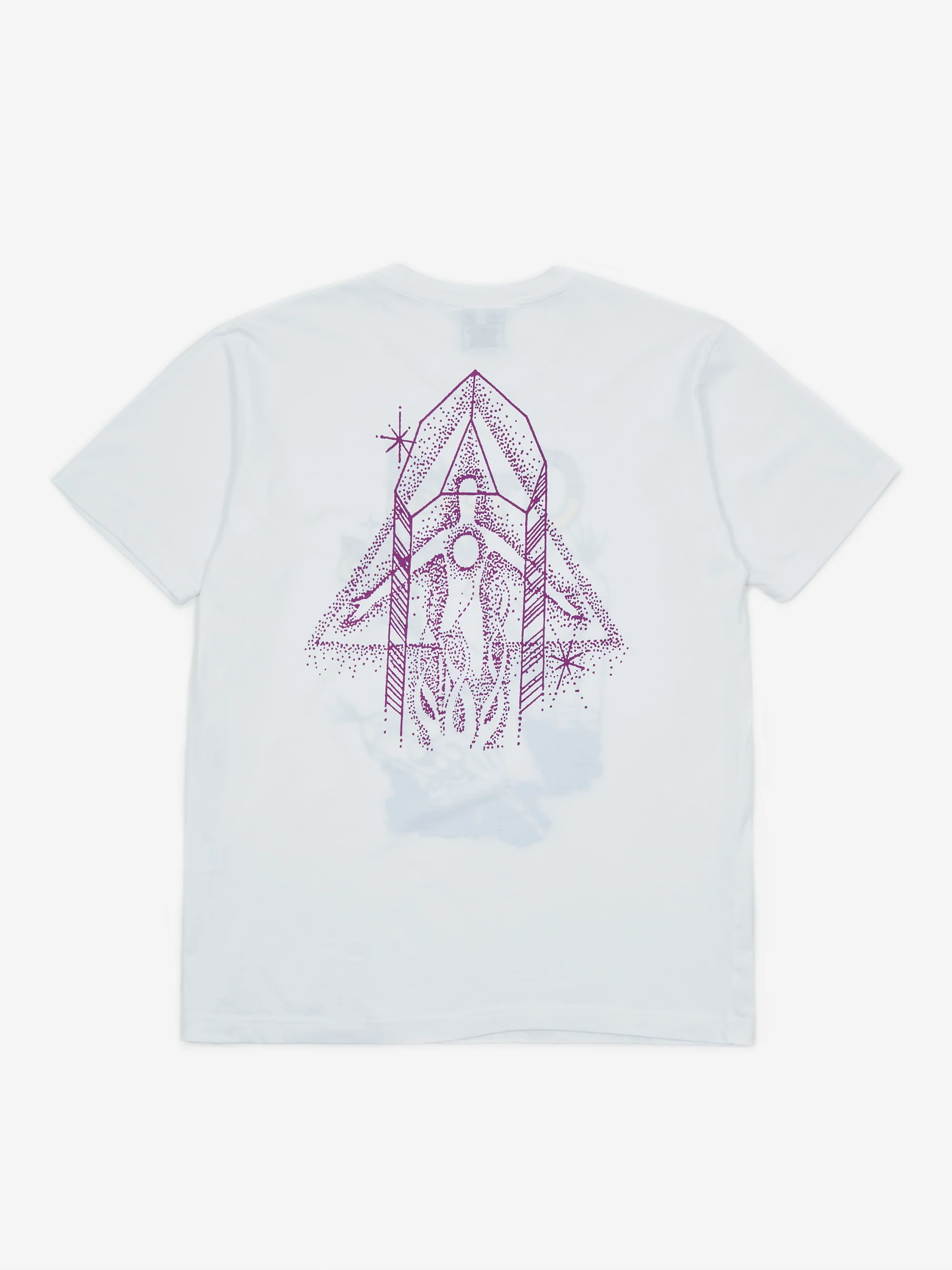 Good Morning Tapes Paths Shortsleeve T-Shirt - White - Image 4