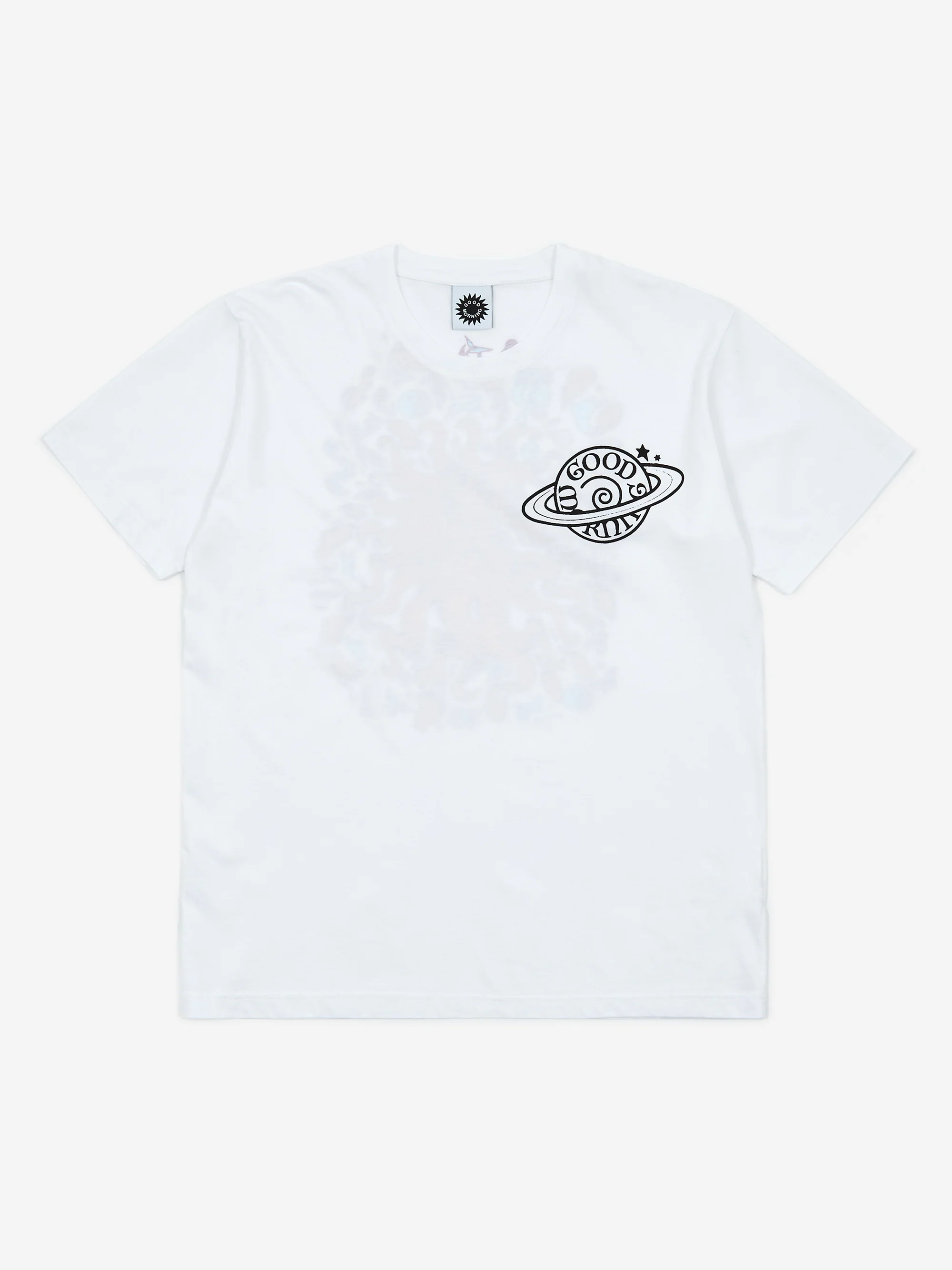 Good Morning Tapes Sun Signs Shortsleeve T-Shirt - White