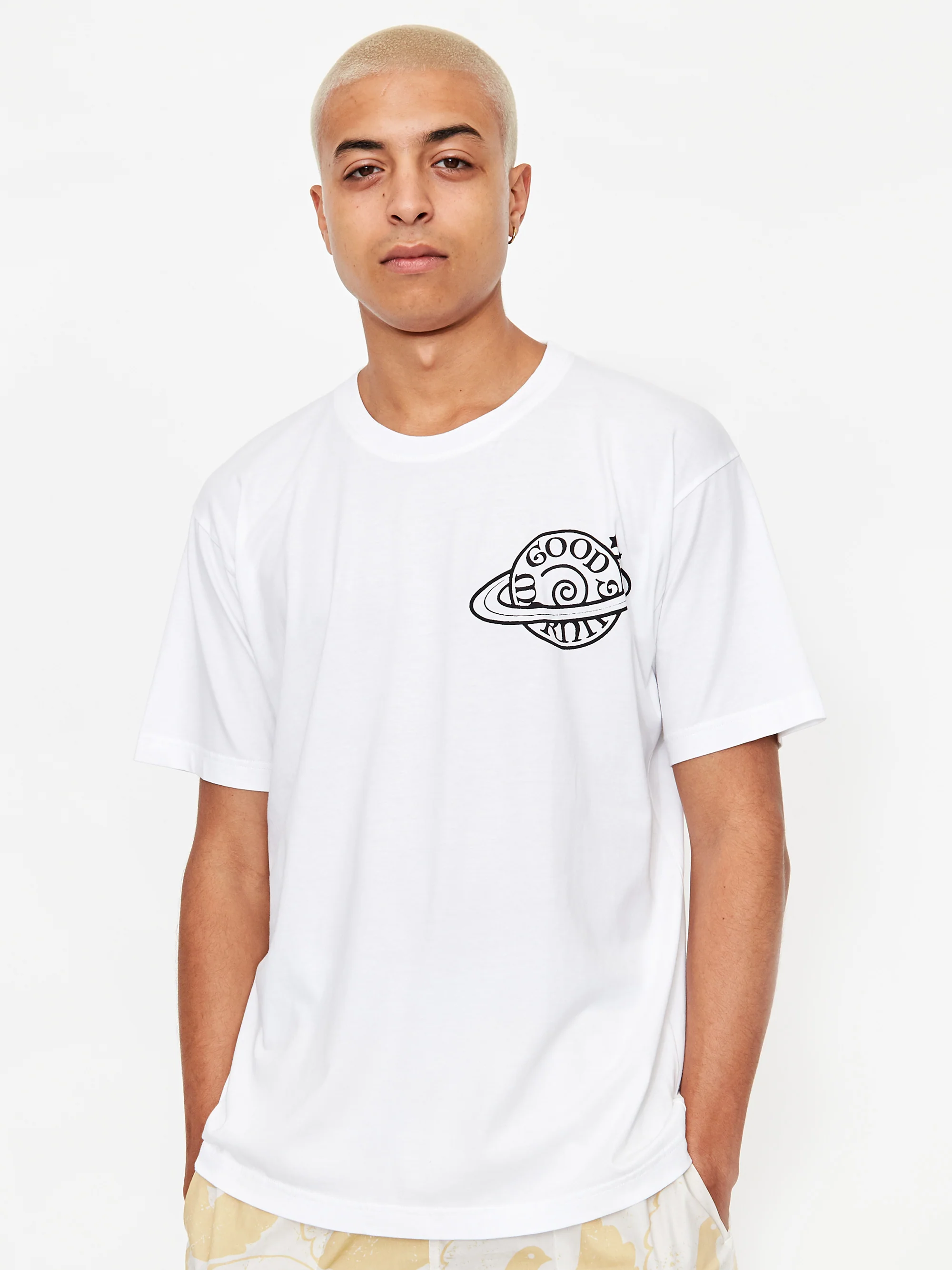 Good Morning Tapes Sun Signs Shortsleeve T-Shirt - White - Image 5