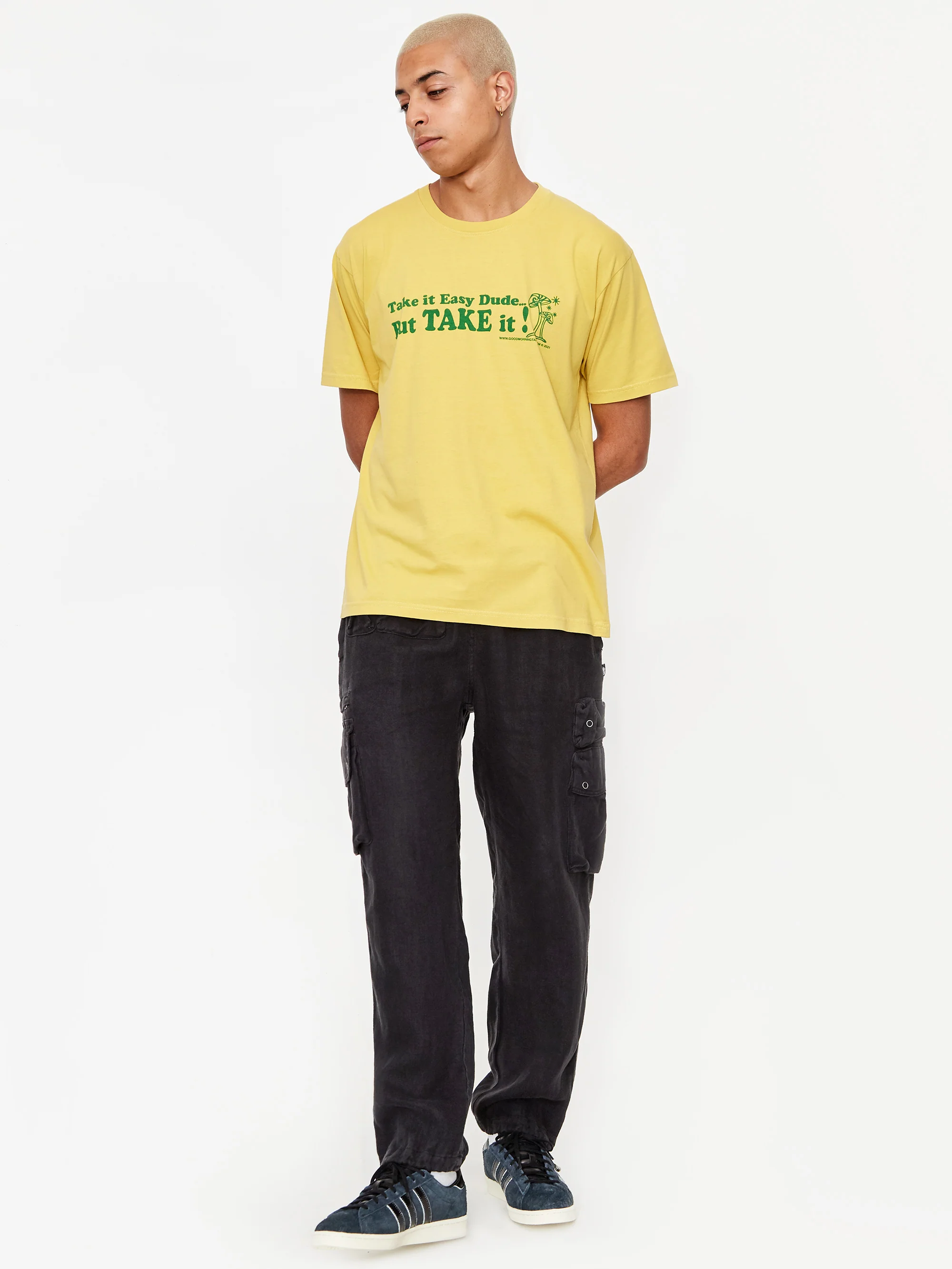 Good Morning Tapes Take It Easy Shortsleeve T-Shirt - Sunflower - Image 6