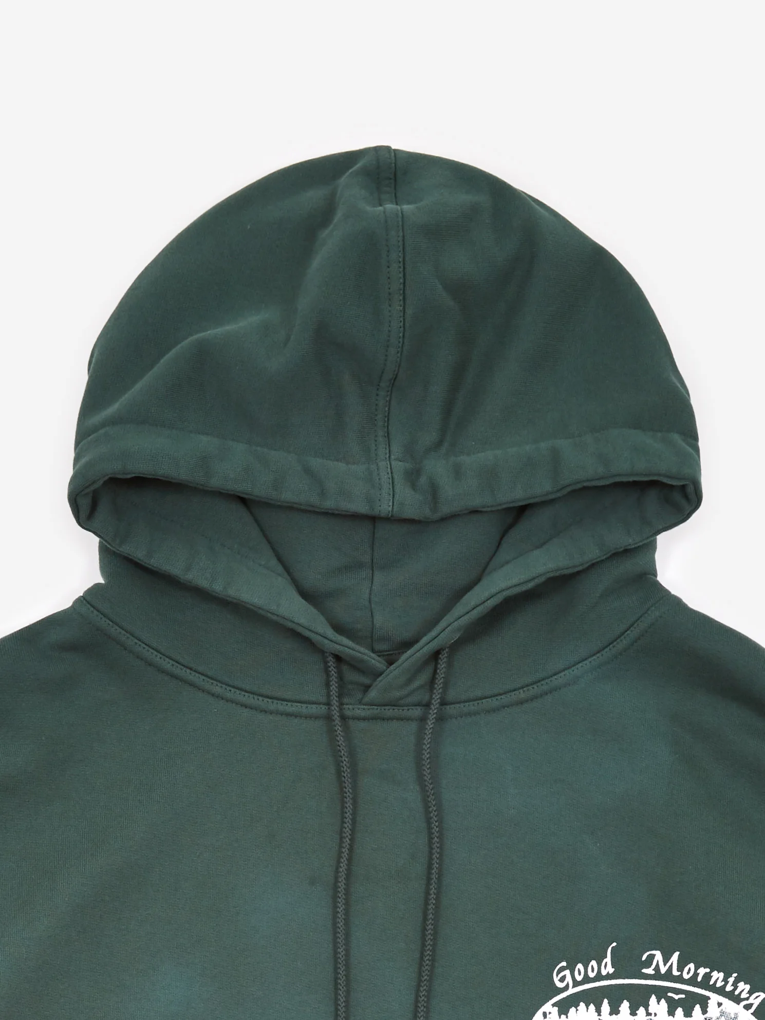 Good Morning Tapes Temple Of Sound Pullover Fleece Hoodie - Forest - Image 2