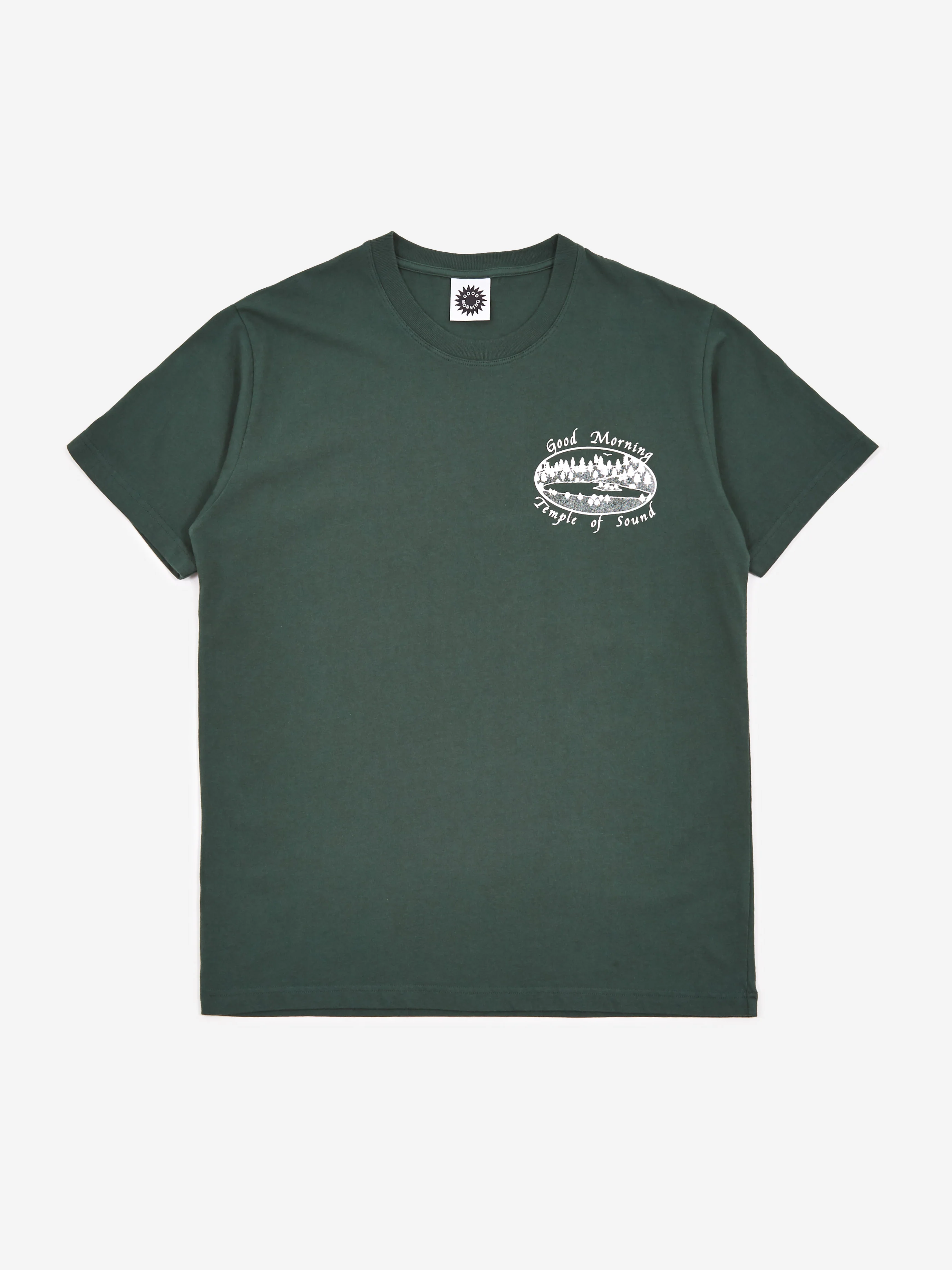 Good Morning Tapes Temple Of Sound Shortsleeve T-Shirt - Forest