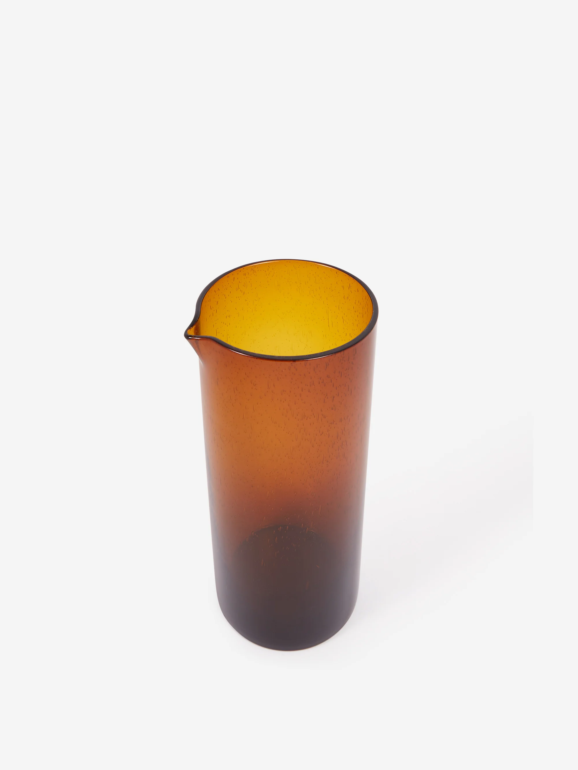 Goodhood Lifestore Bubble Glass - Jug 1L - Amber - Image 2