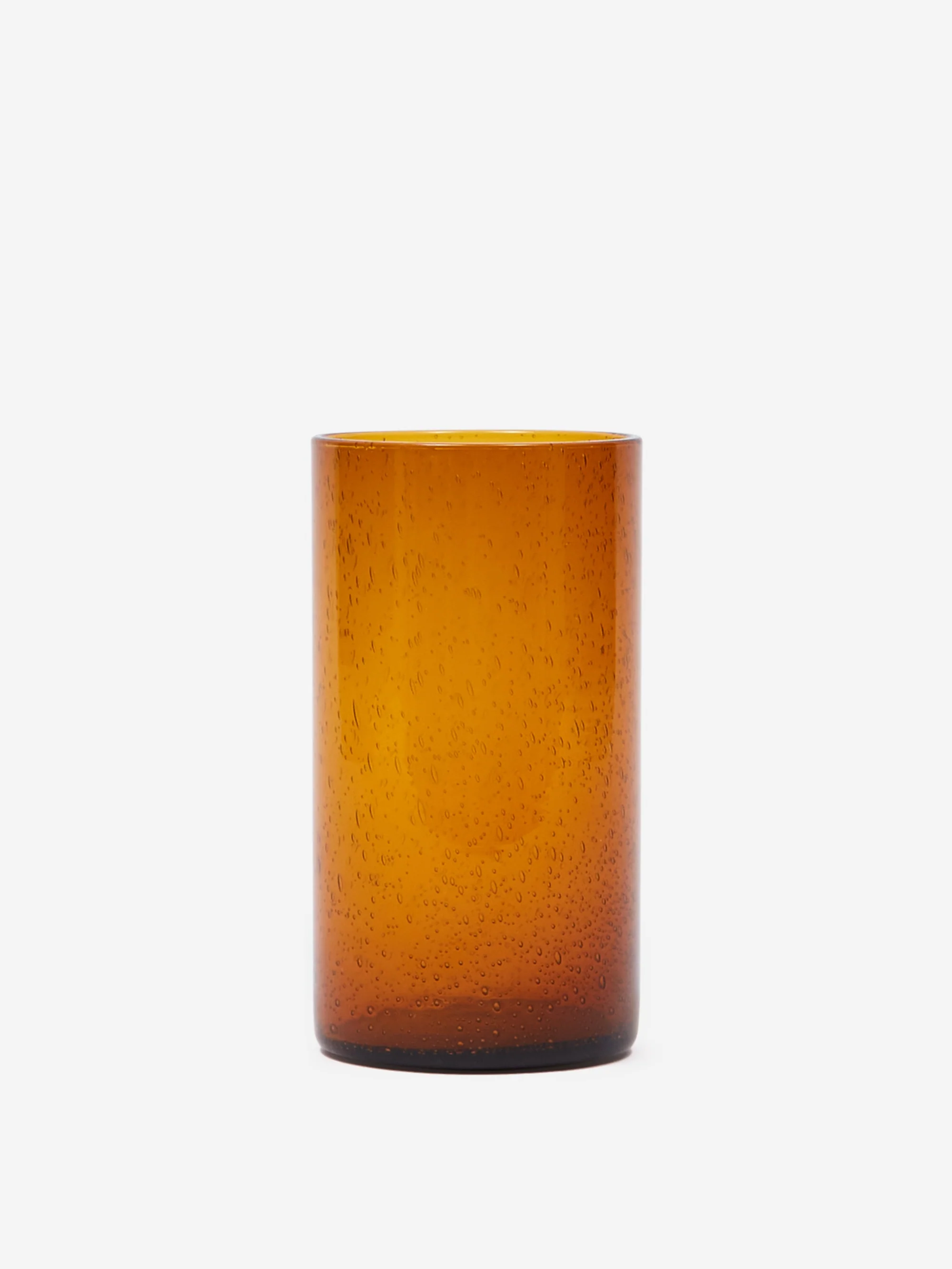 Goodhood Lifestore Bubble Glass - Tall Tumbler - Amber