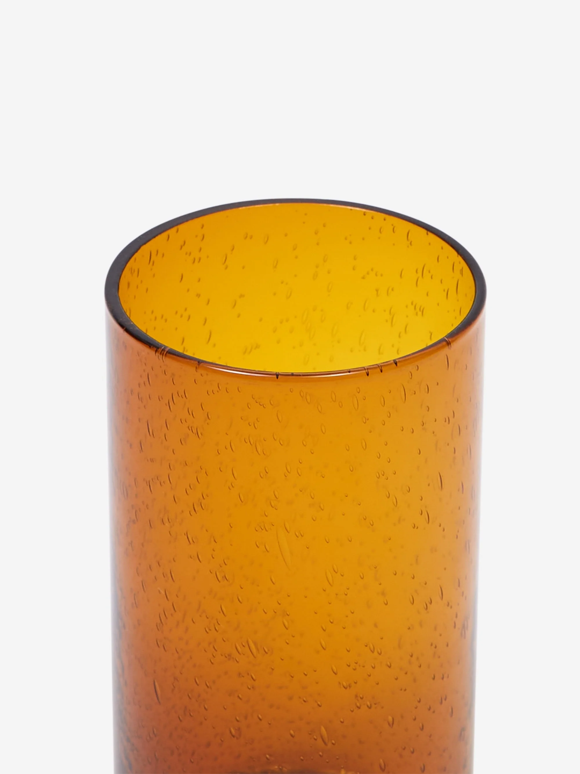 Goodhood Lifestore Bubble Glass - Tall Tumbler - Amber - Image 2