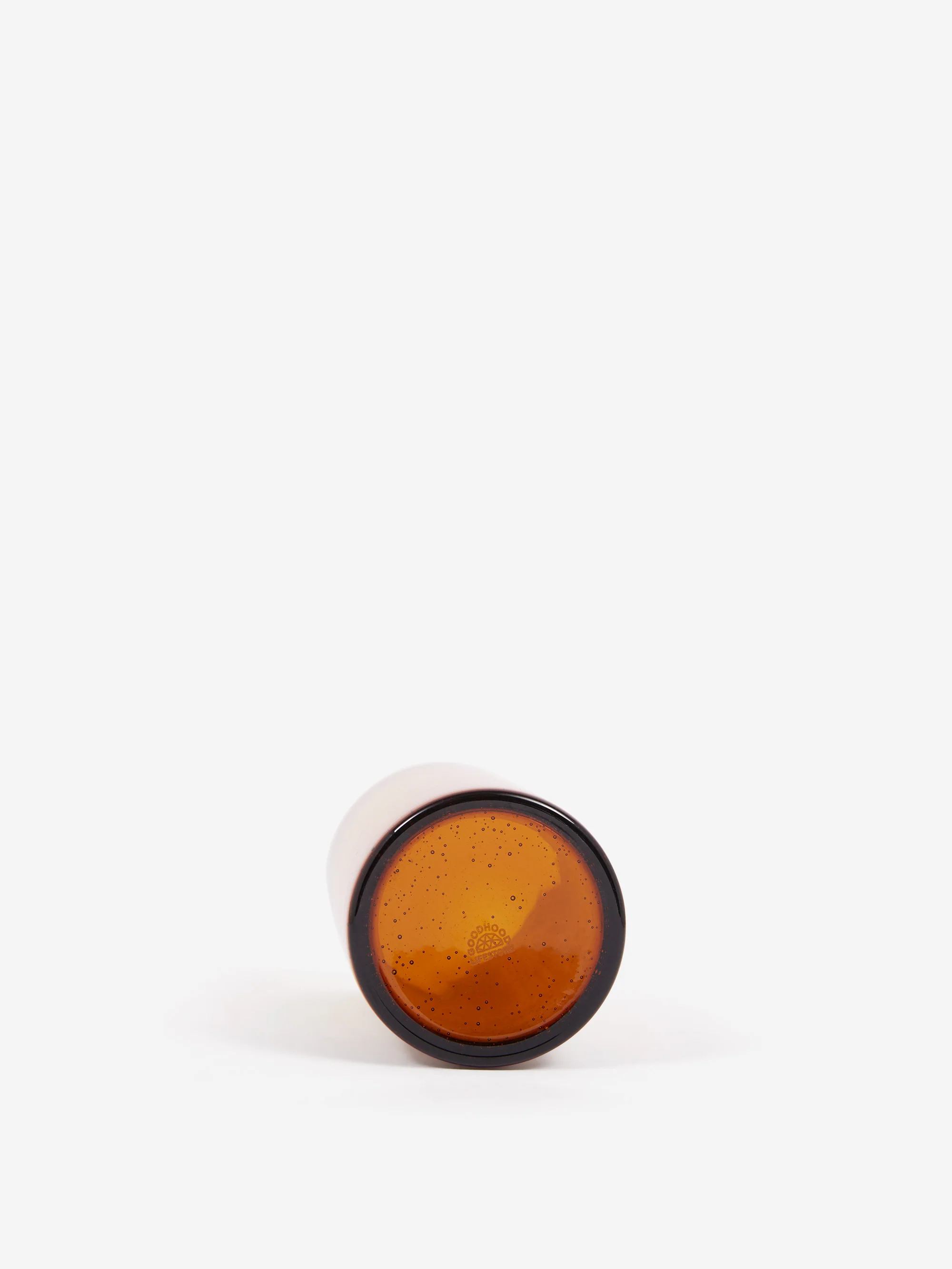 Goodhood Lifestore Bubble Glass - Tall Tumbler - Amber - Image 4