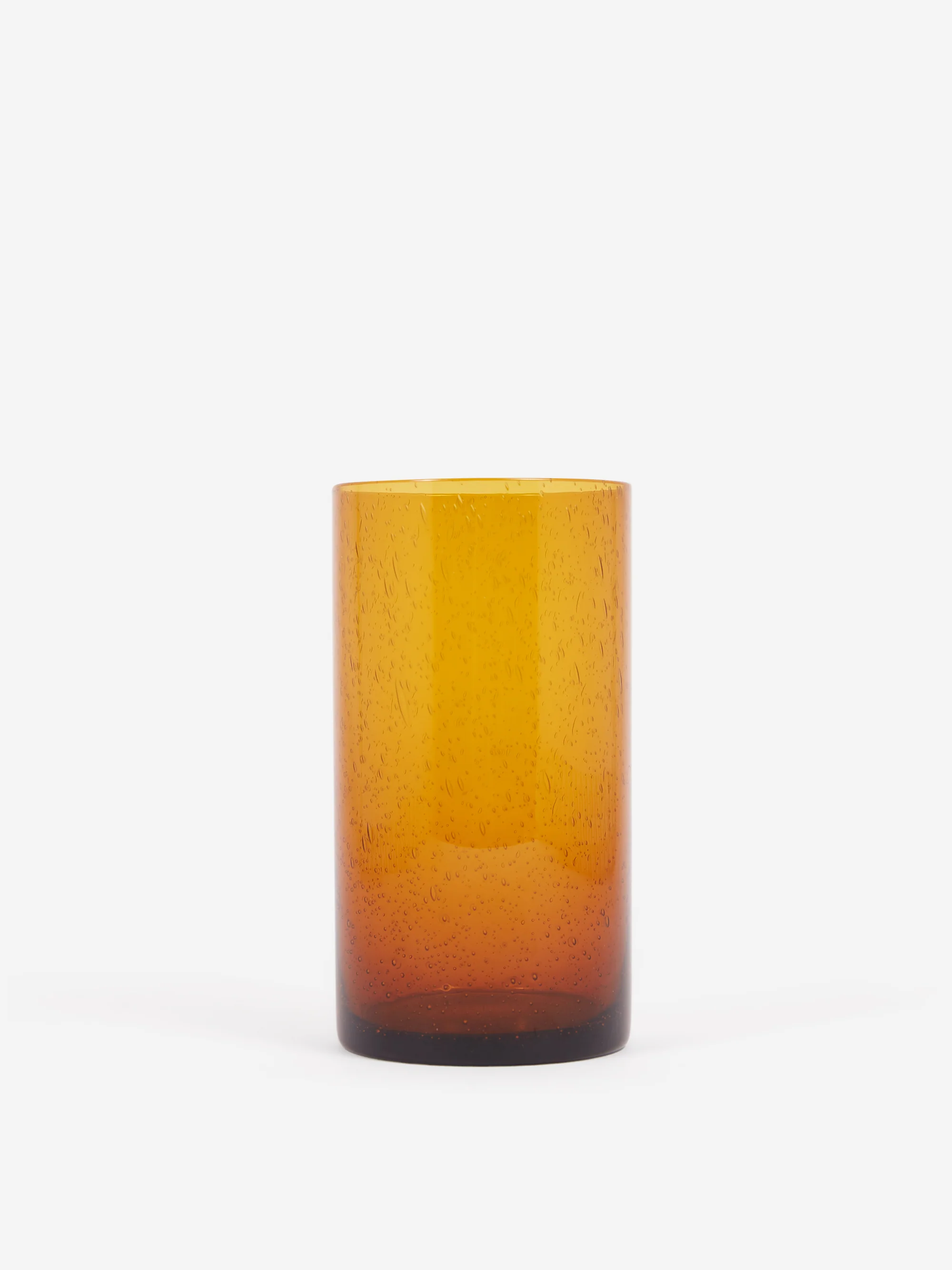 Goodhood Lifestore Bubble Glass - Tall Tumbler - Amber - Image 5