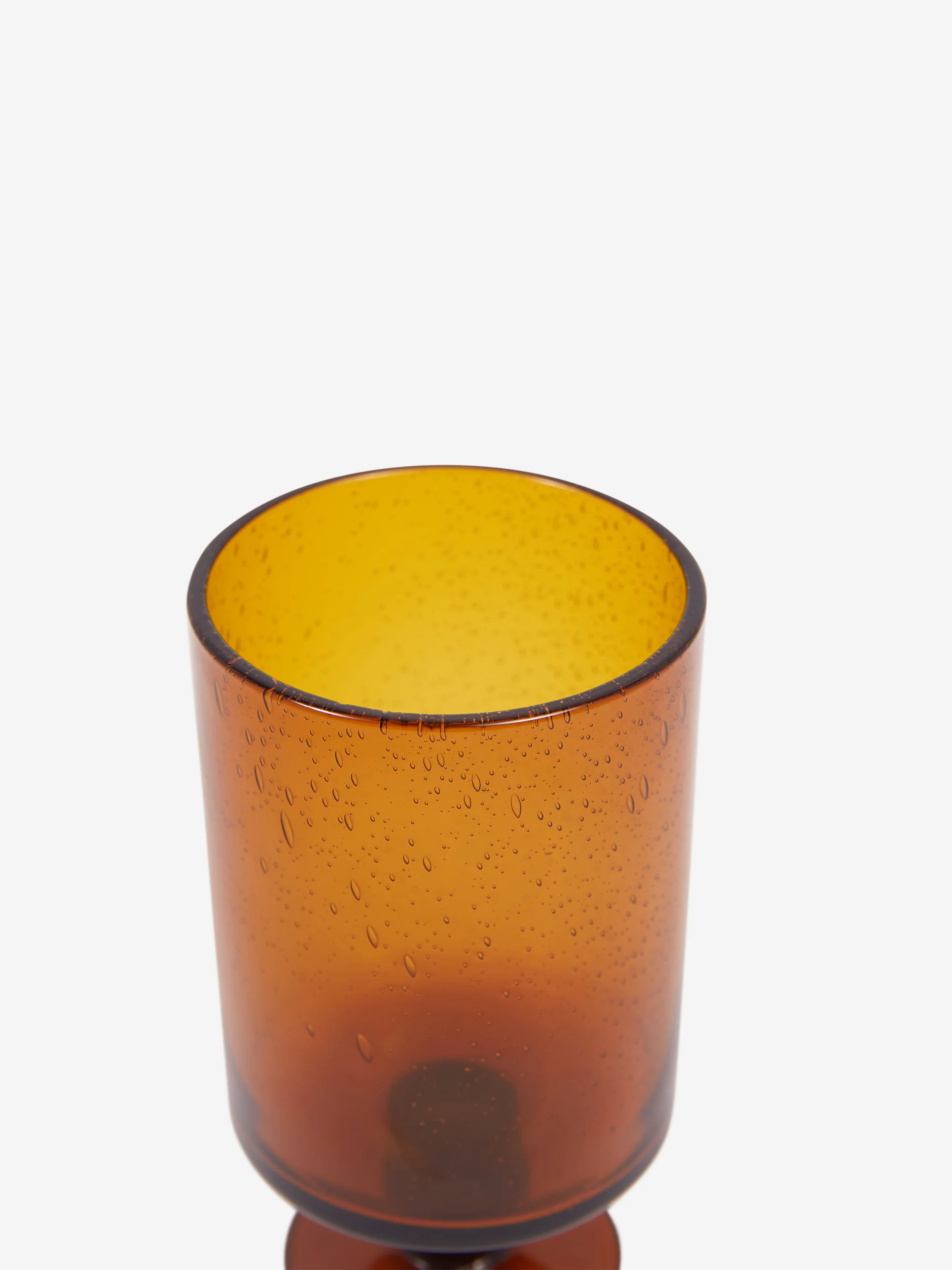 Goodhood Lifestore Bubble Glass - Wine - Amber - Image 4