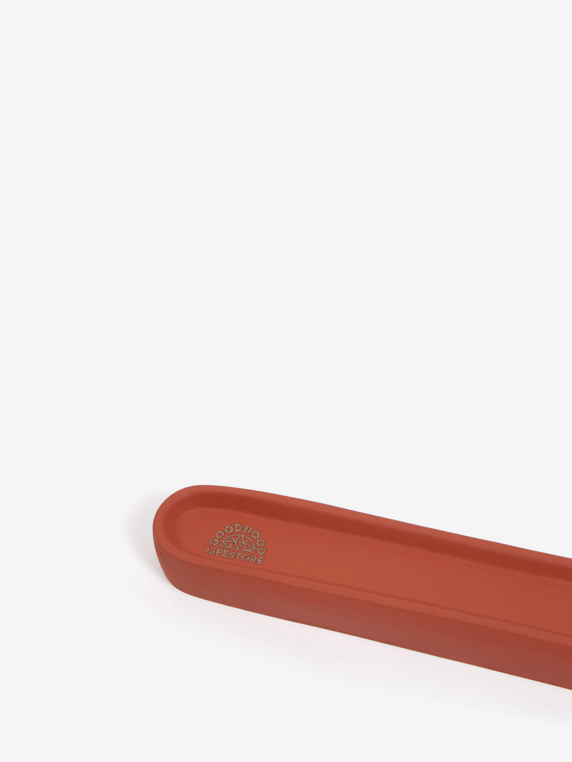 Goodhood Lifestore Ceramic Incense Stick Holder - Rust - Image 2