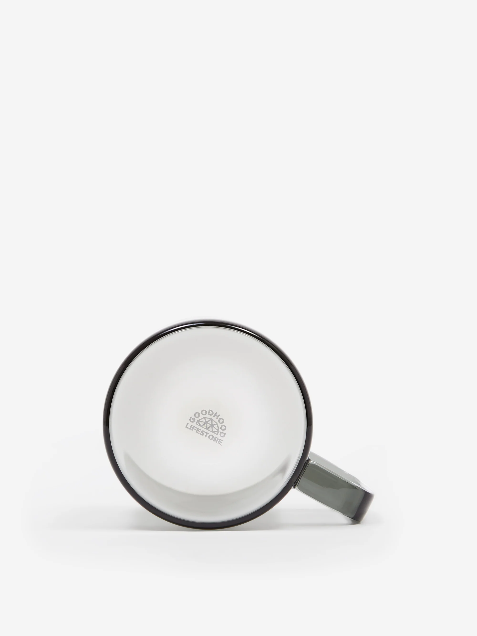 Goodhood Lifestore Glass Mug - Grey - Image 4