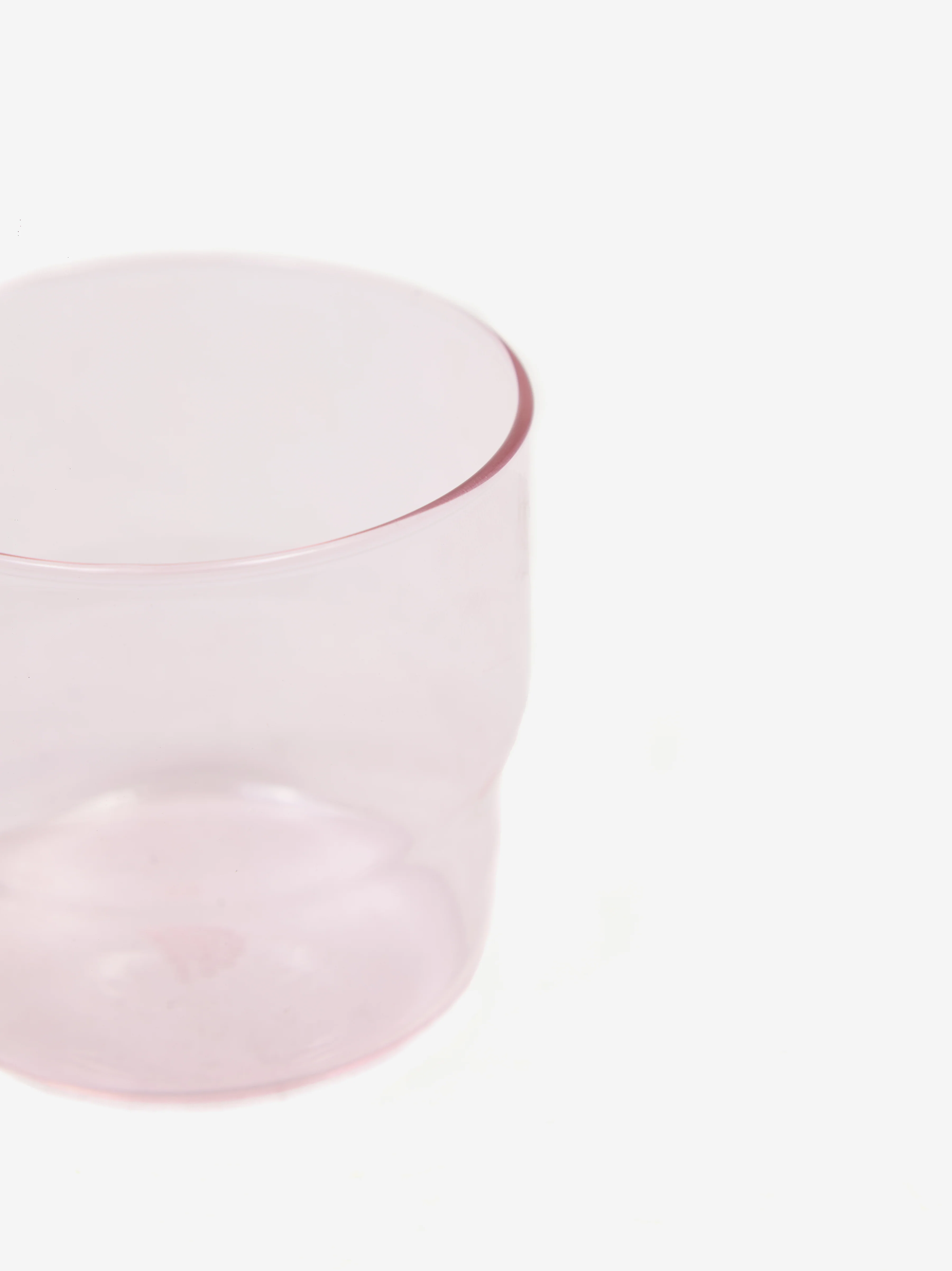 Goodhood Lifestore Glass Stacking Tumbler 300ml - Pink - Image 3